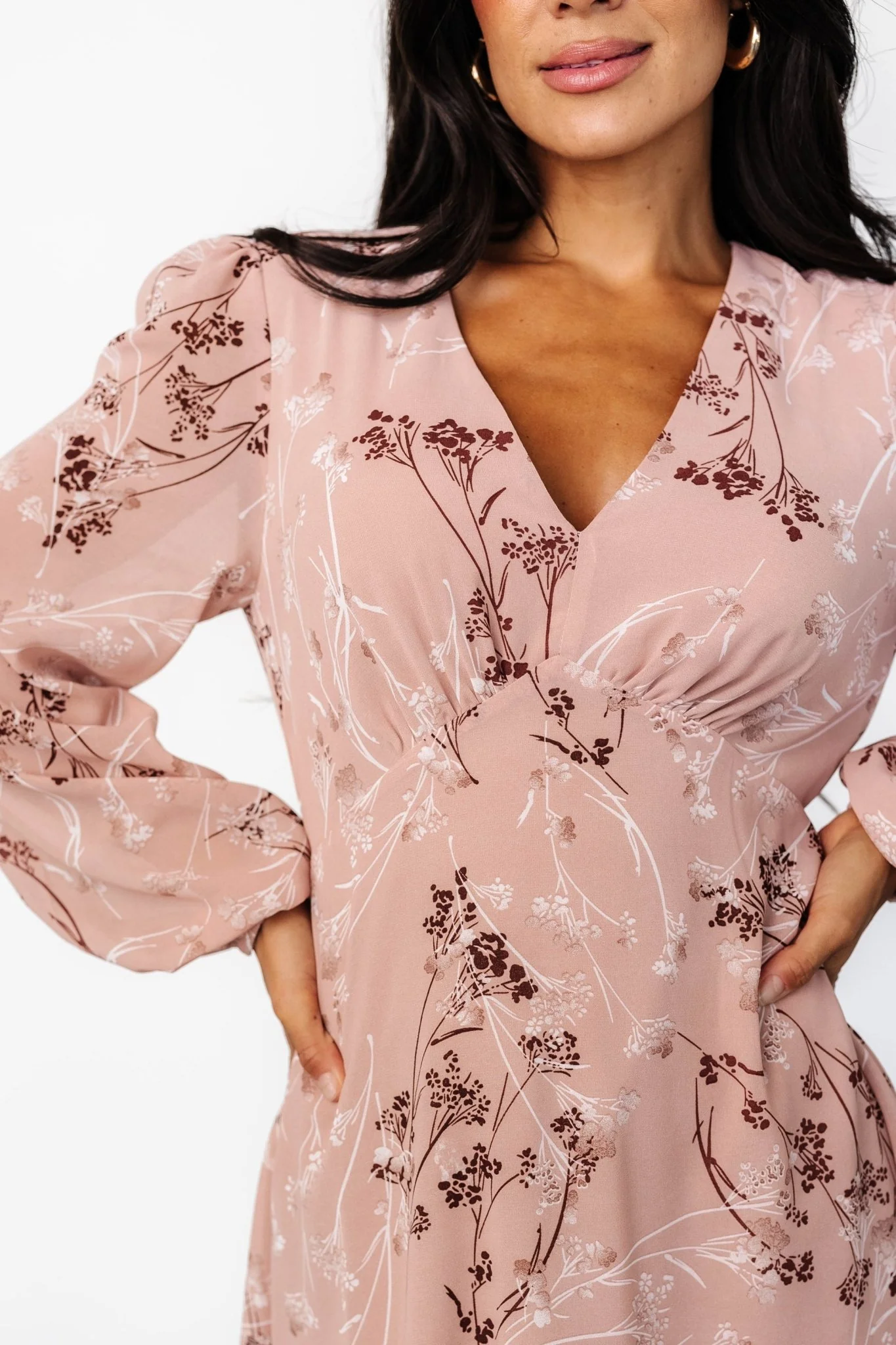 Rosalind Short Dress | Vintage Blush - Jamouz