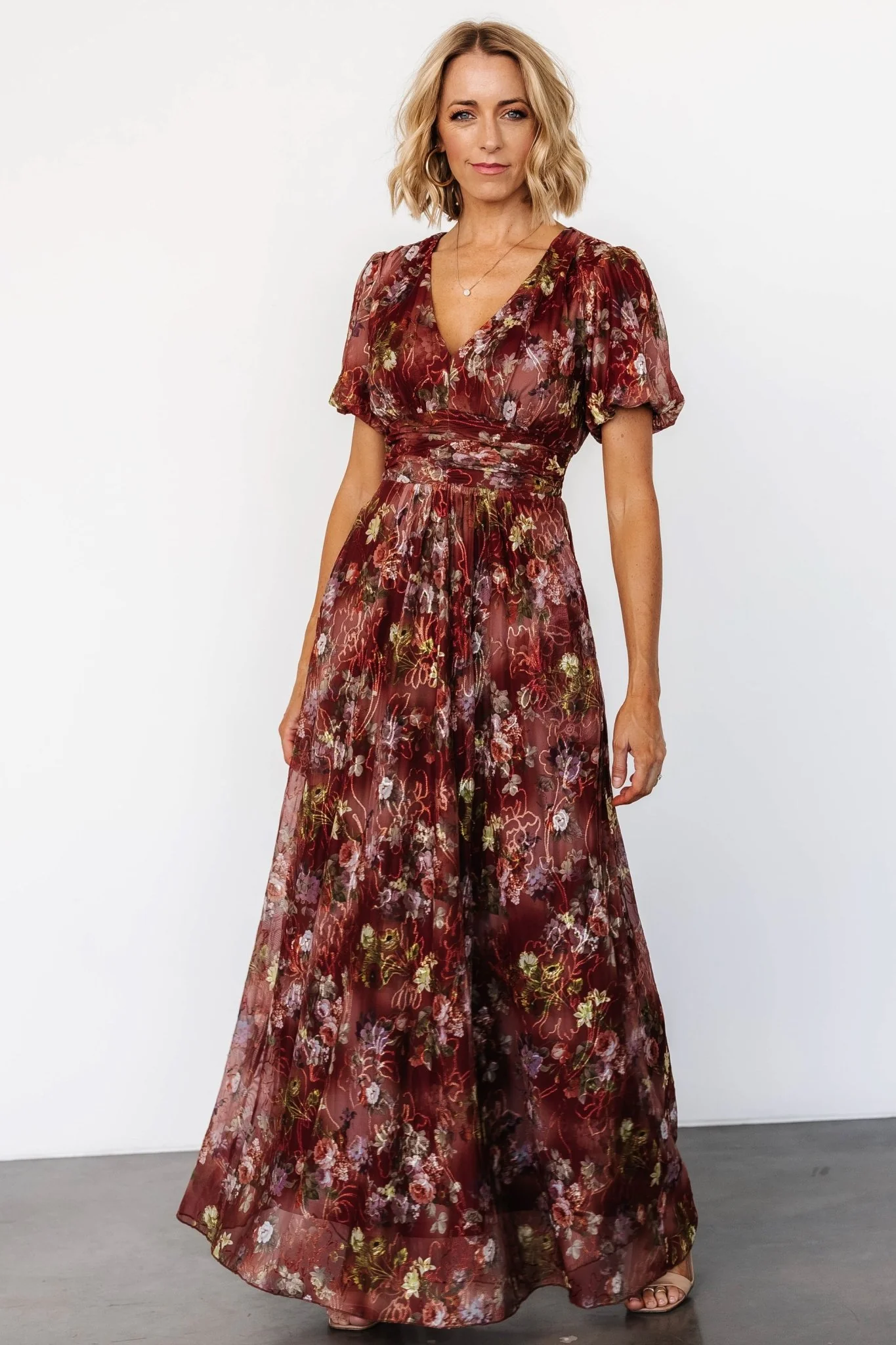 Ardley Maxi Dress | Rust Multi Floral - Jamouz