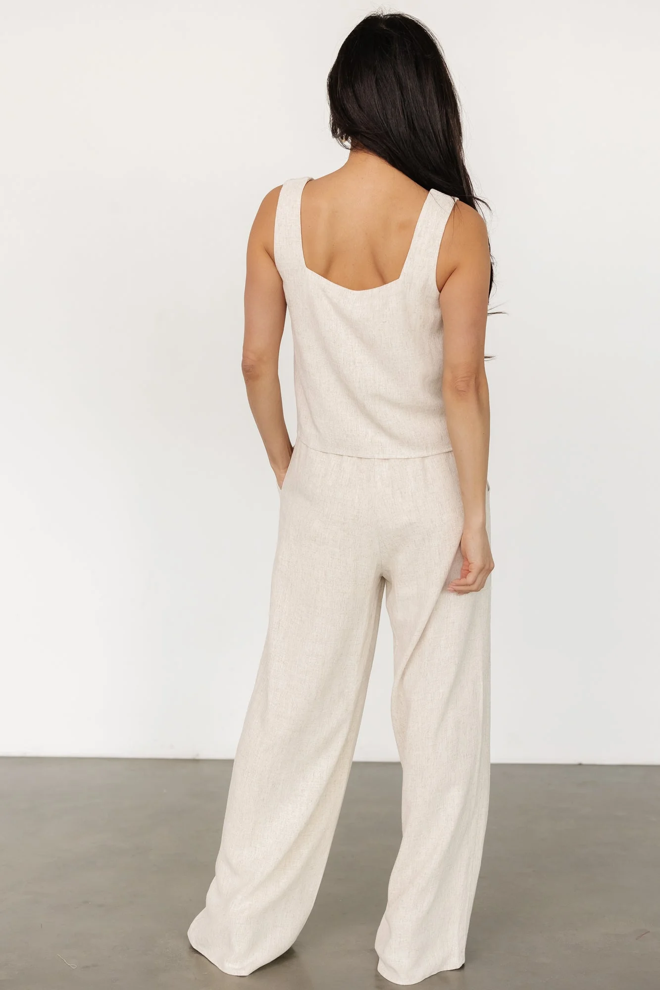 Sparrow Tank + Pants Set | Natural - Jamouz