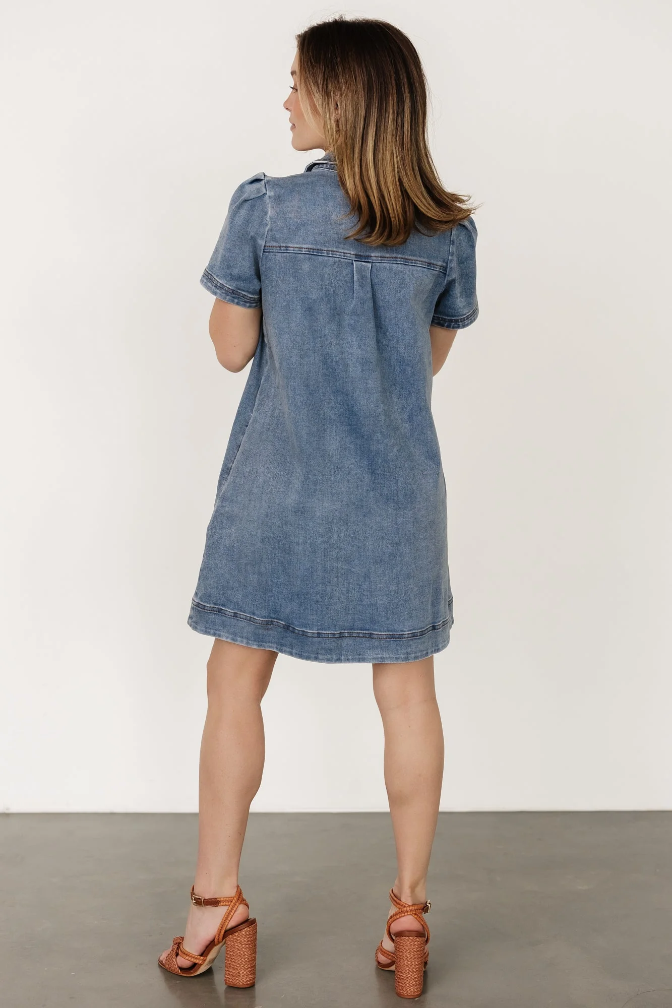Saylor Short Dress | Denim - Jamouz