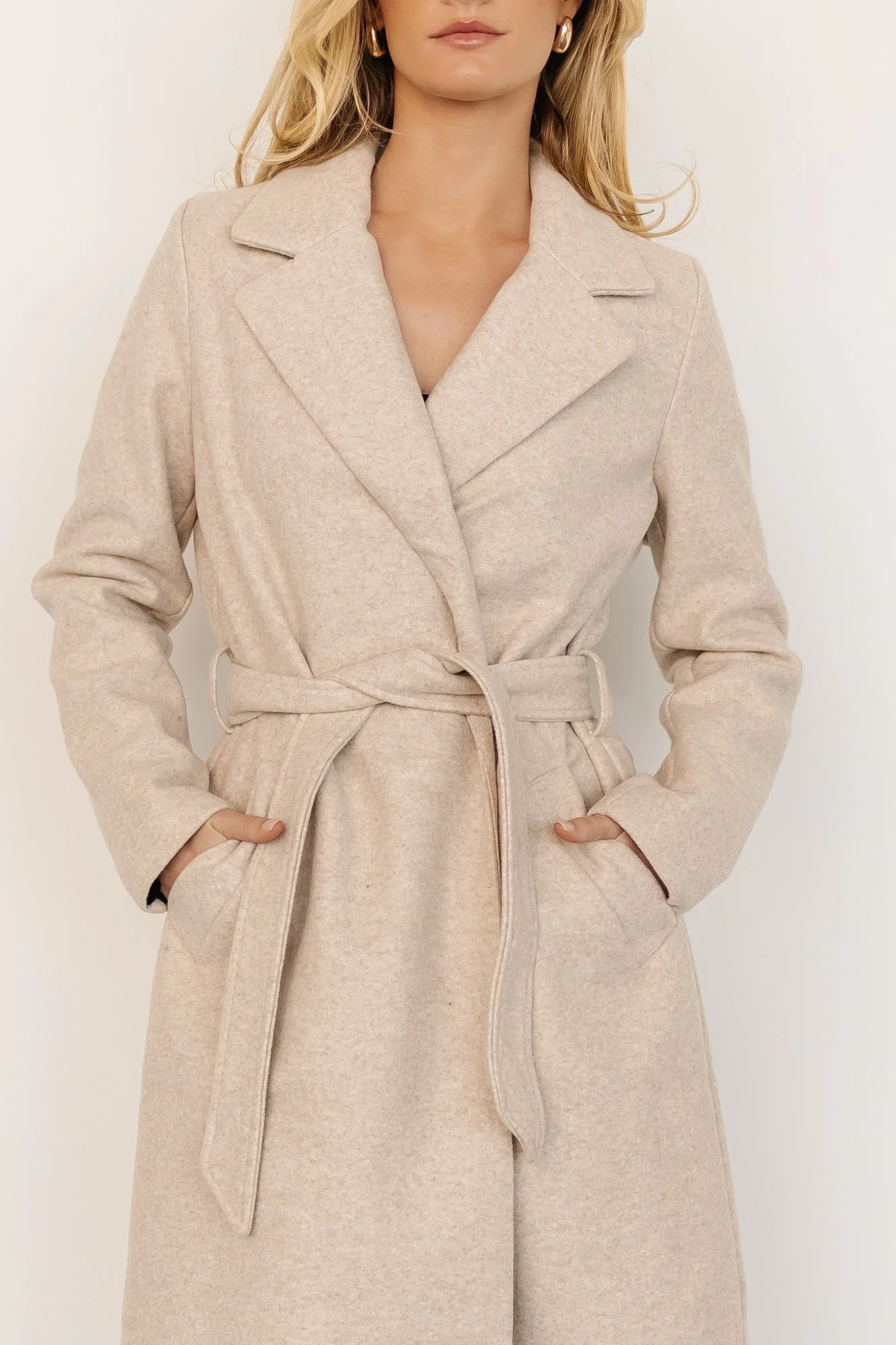 Valdez Long Coat | Oatmeal - Jamouz