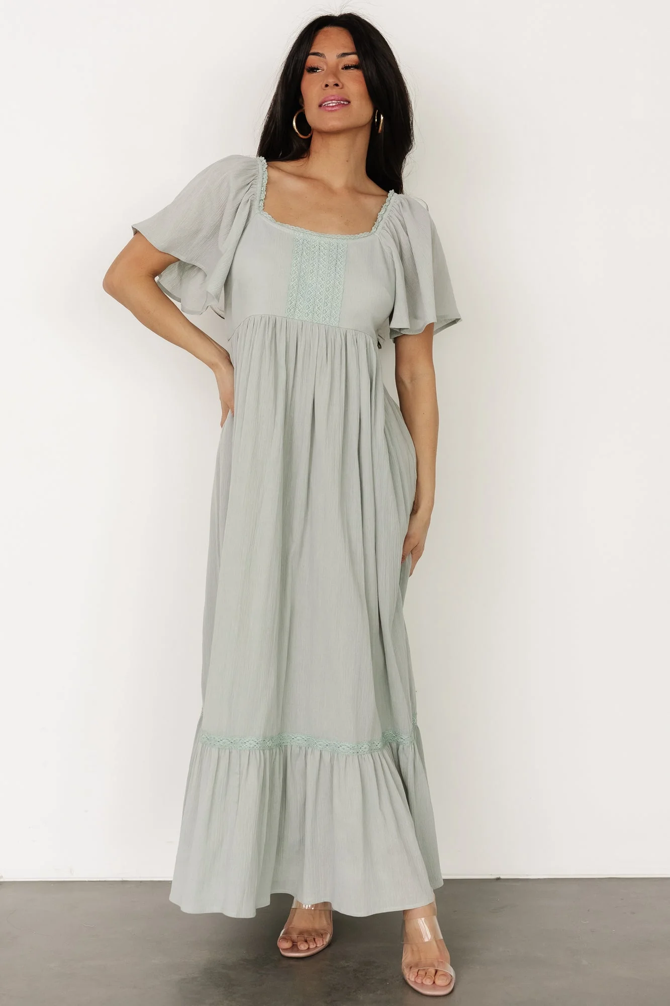 Maeve Maxi Dress | Dusty Sage - Jamouz
