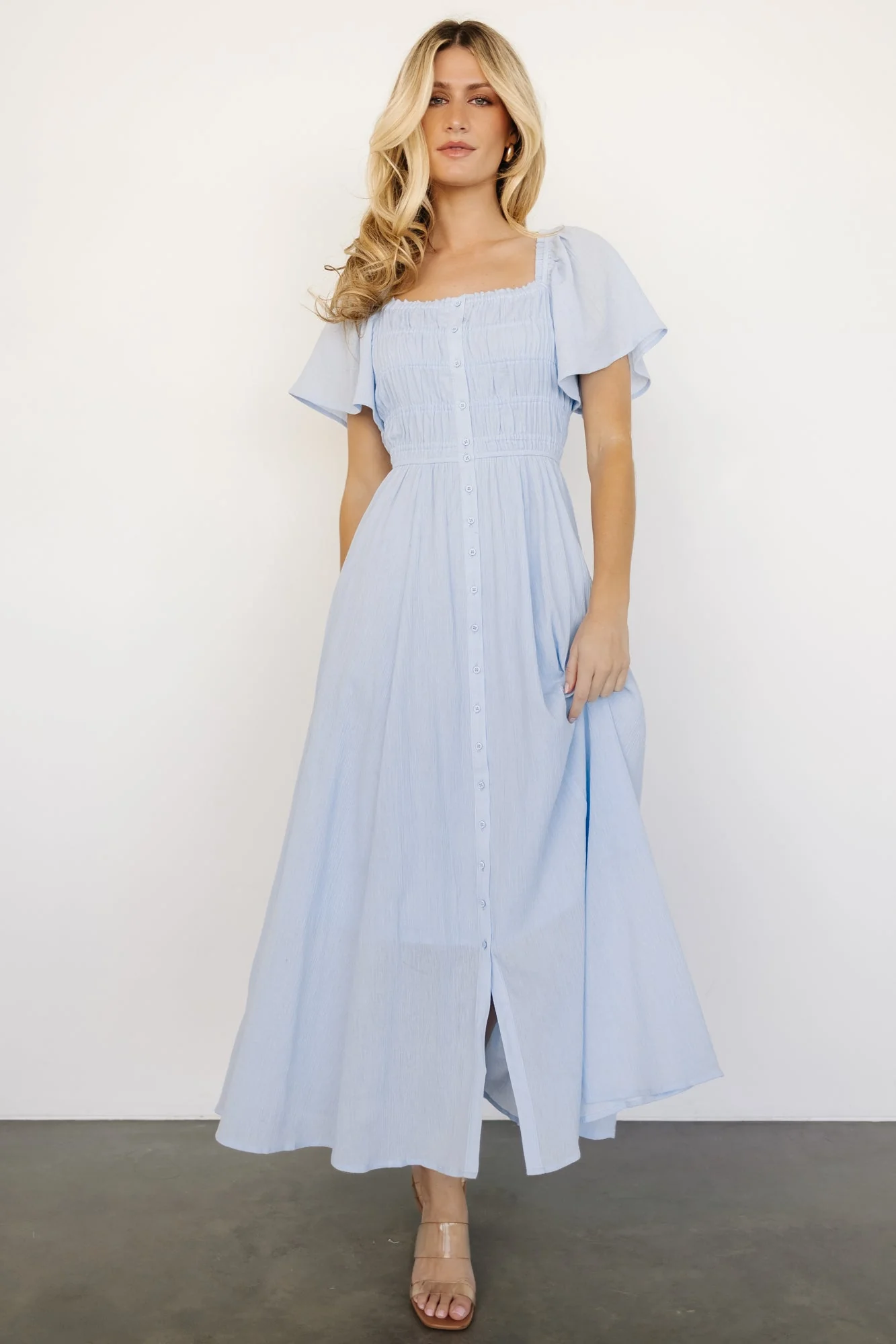McKay Maxi Dress | Light Blue - Jamouz