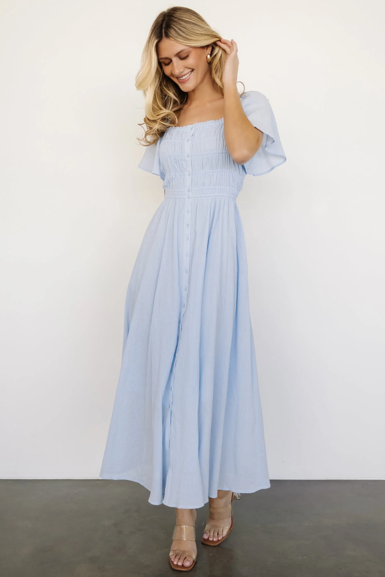 McKay Maxi Dress | Light Blue - Jamouz