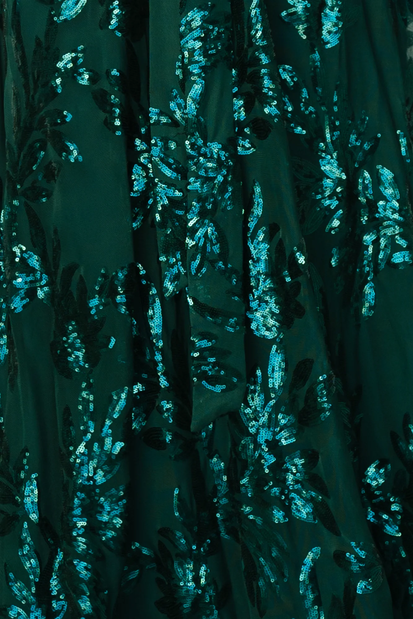 Fabric Swatch - Muse Sequin | Emerald - Jamouz