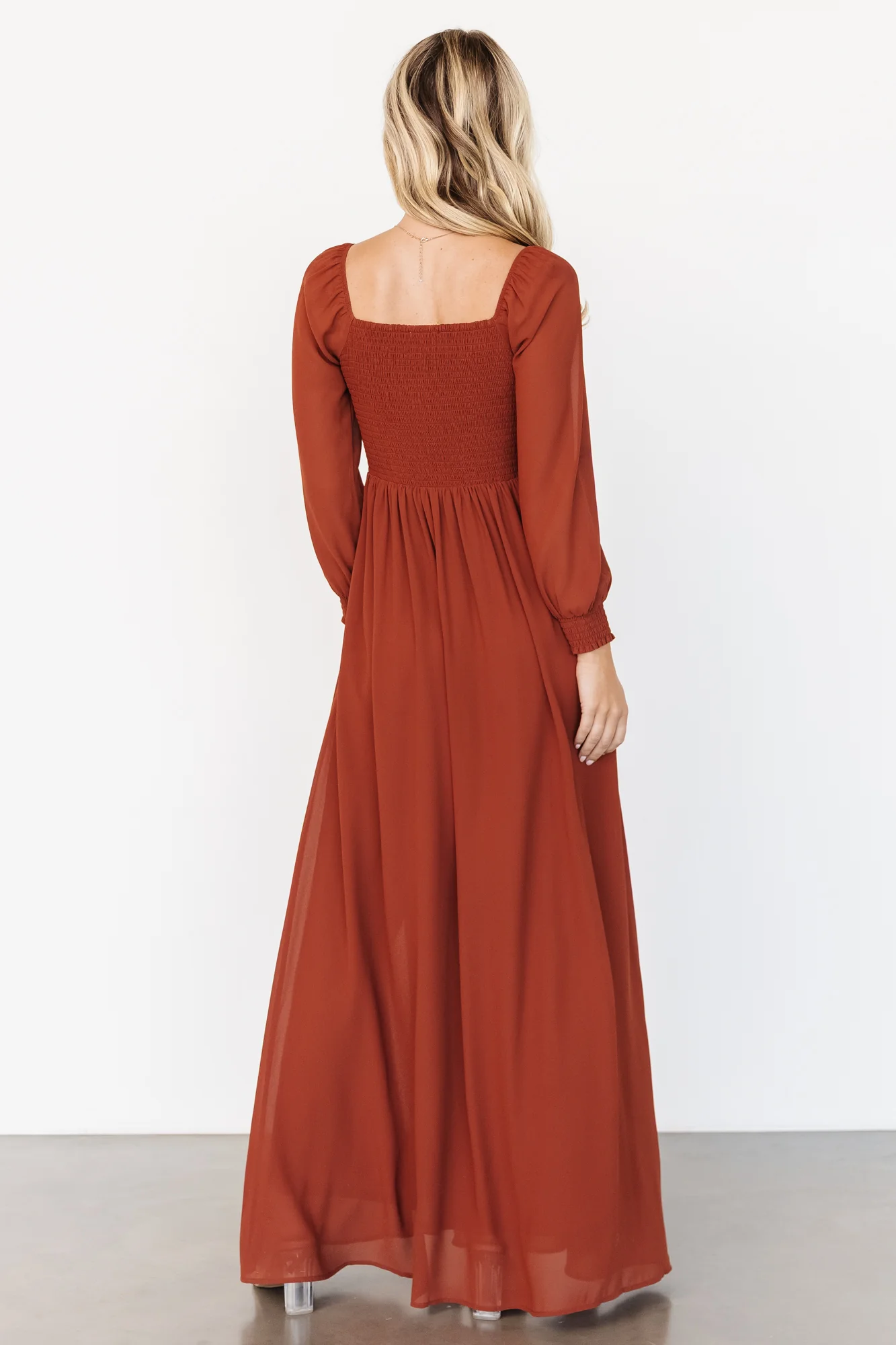 Giselle Maxi Dress | Rust - Jamouz
