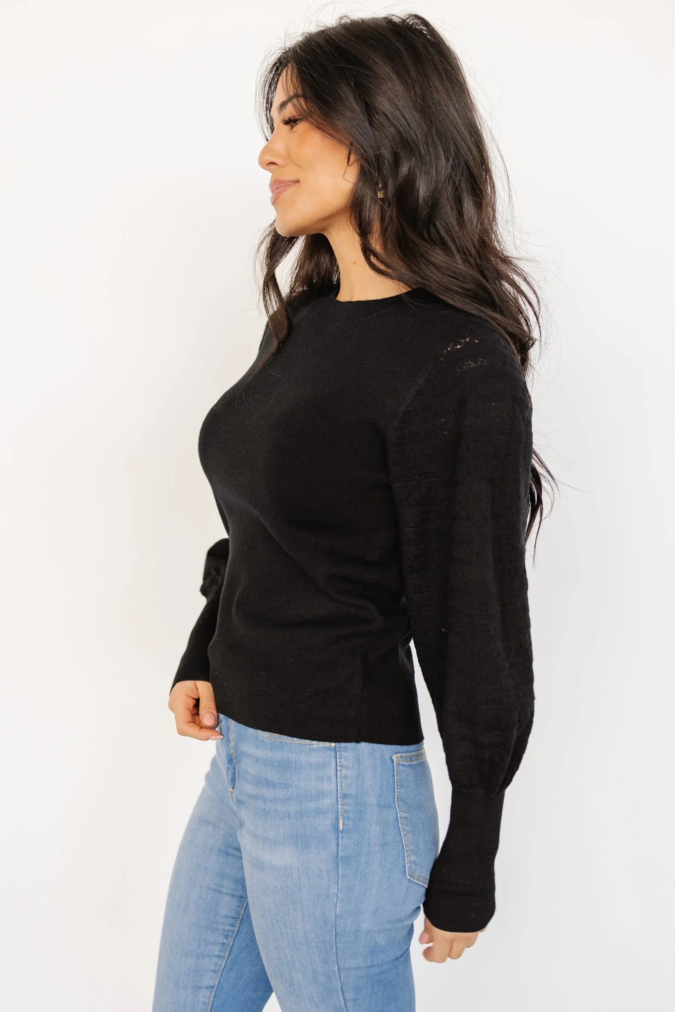 Jens Sweater Top | Black - Jamouz