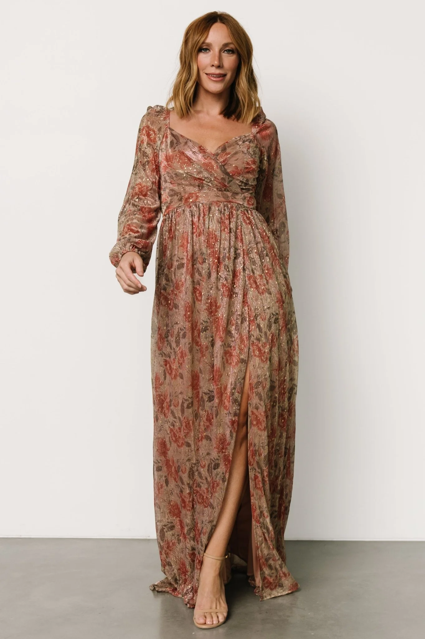 Kirsi Maxi Dress | Rose Floral - Jamouz
