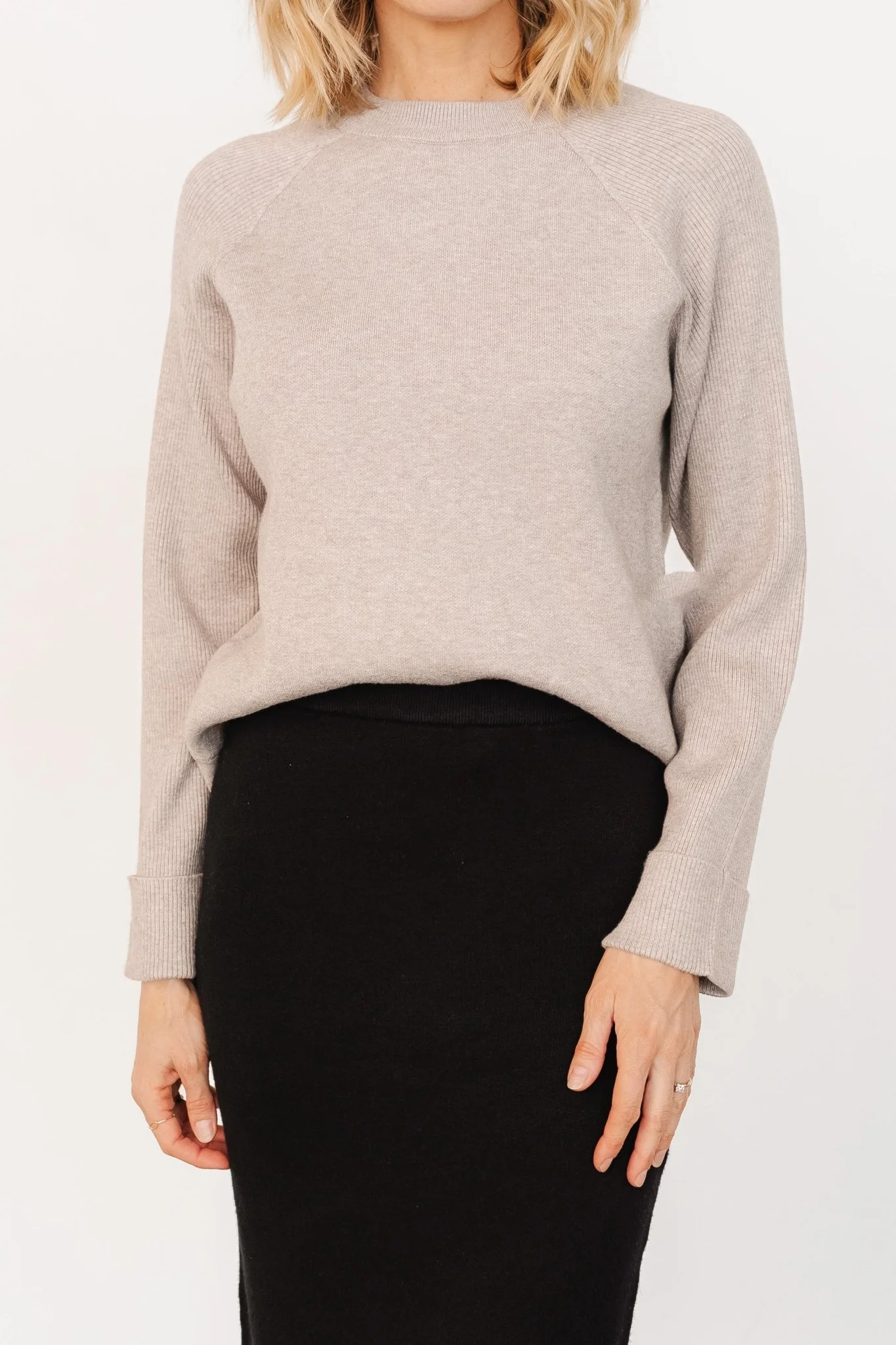 Alonso Knit Midi Skirt | Black - Jamouz