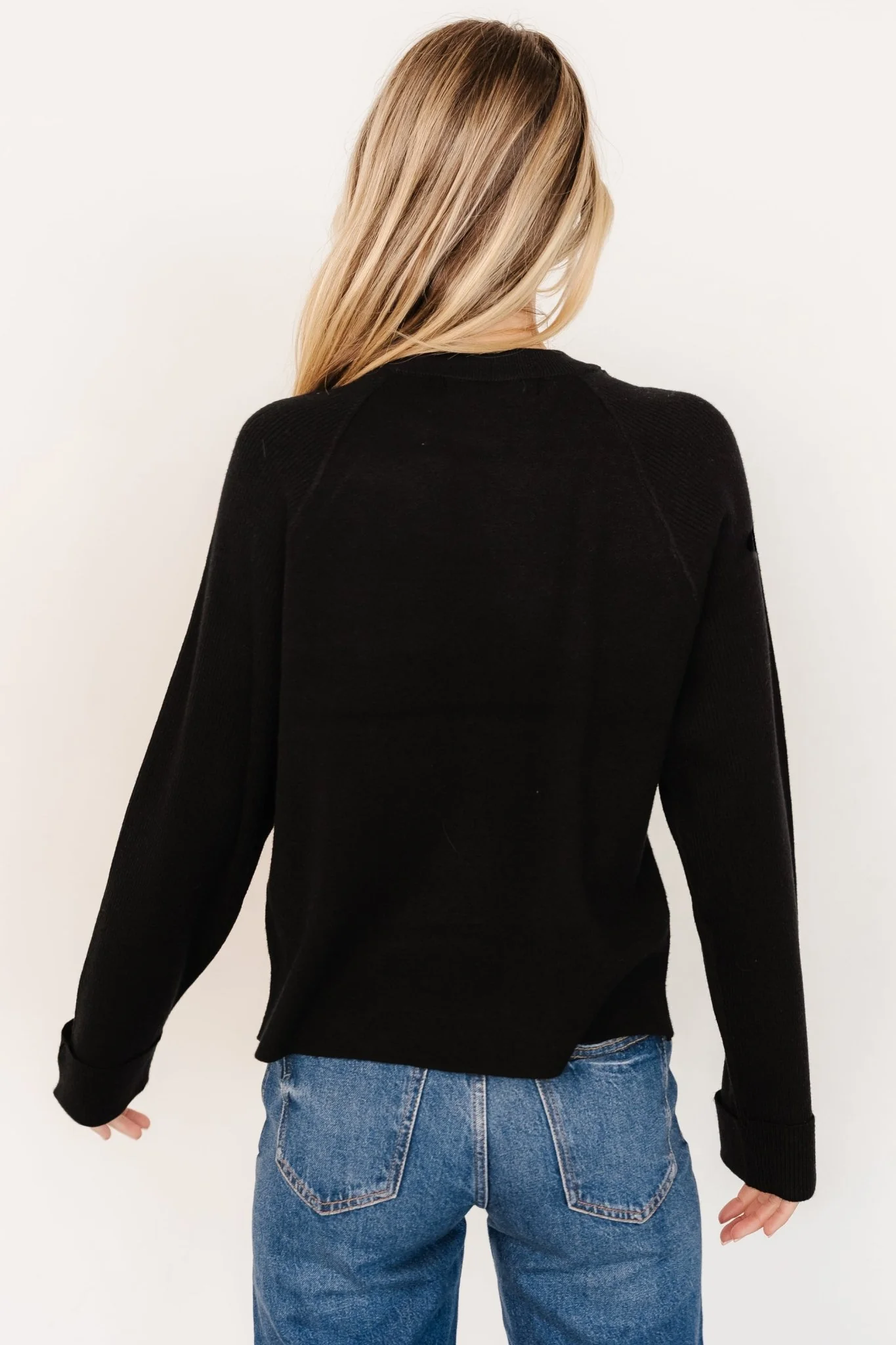 Helena Knit Sweater | Black - Jamouz