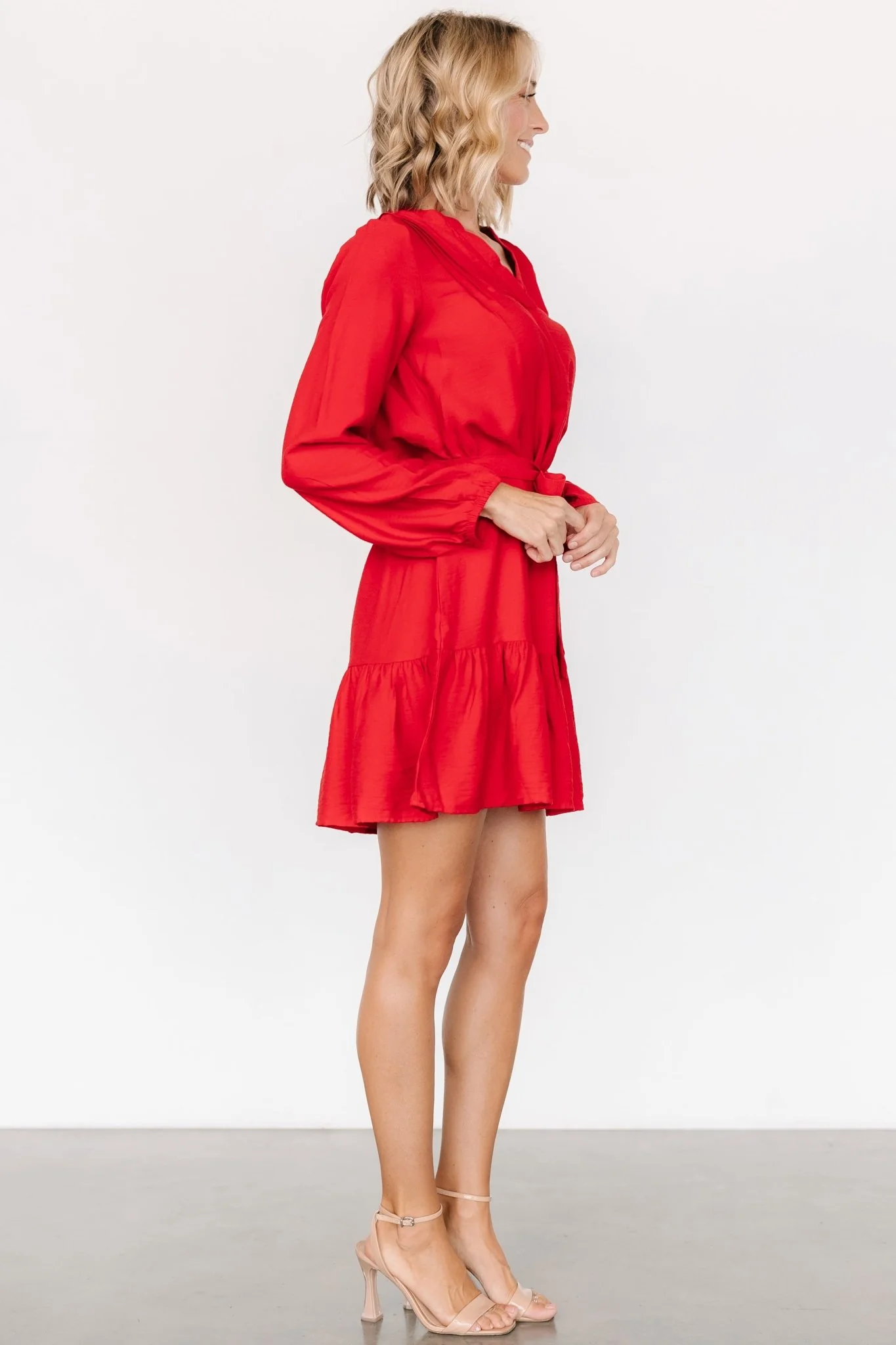 Fuji Short Dress | Red - Jamouz