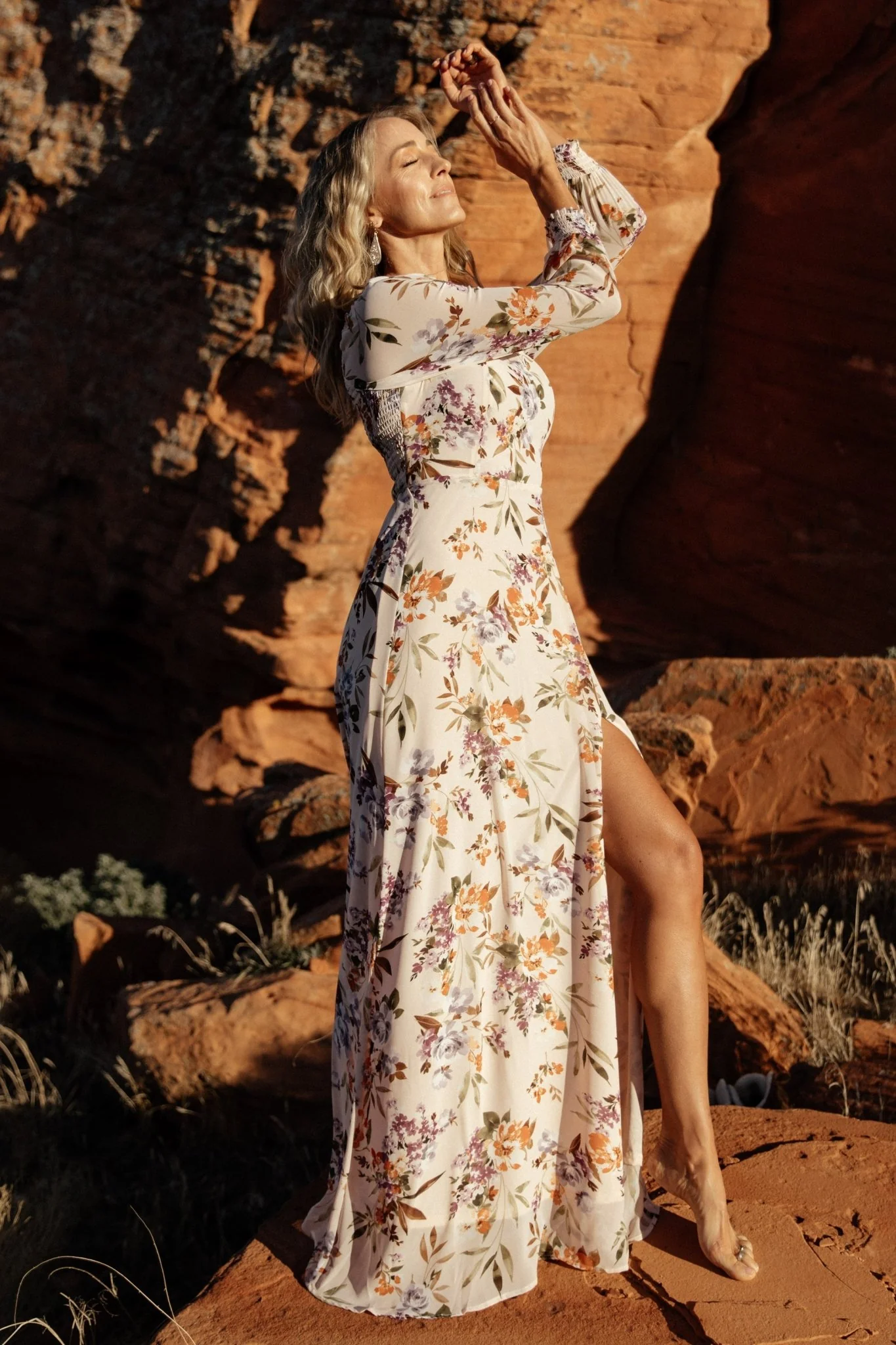 Giselle Maxi Dress | Blush Multi Floral - Jamouz