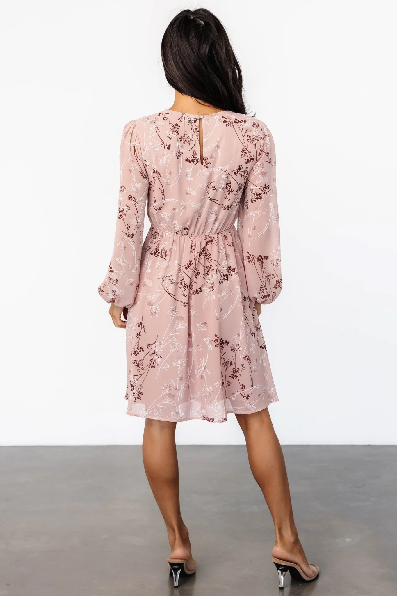 Rosalind Short Dress | Vintage Blush - Jamouz