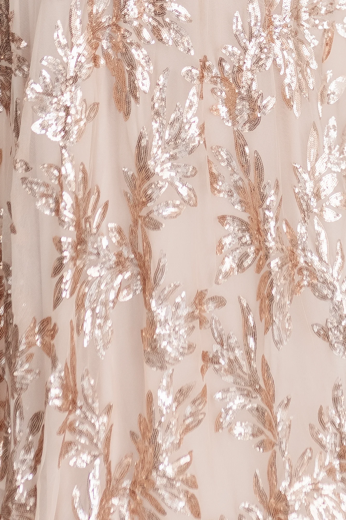 Fabric Swatch - Muse Sequin | Rose Gold - Jamouz