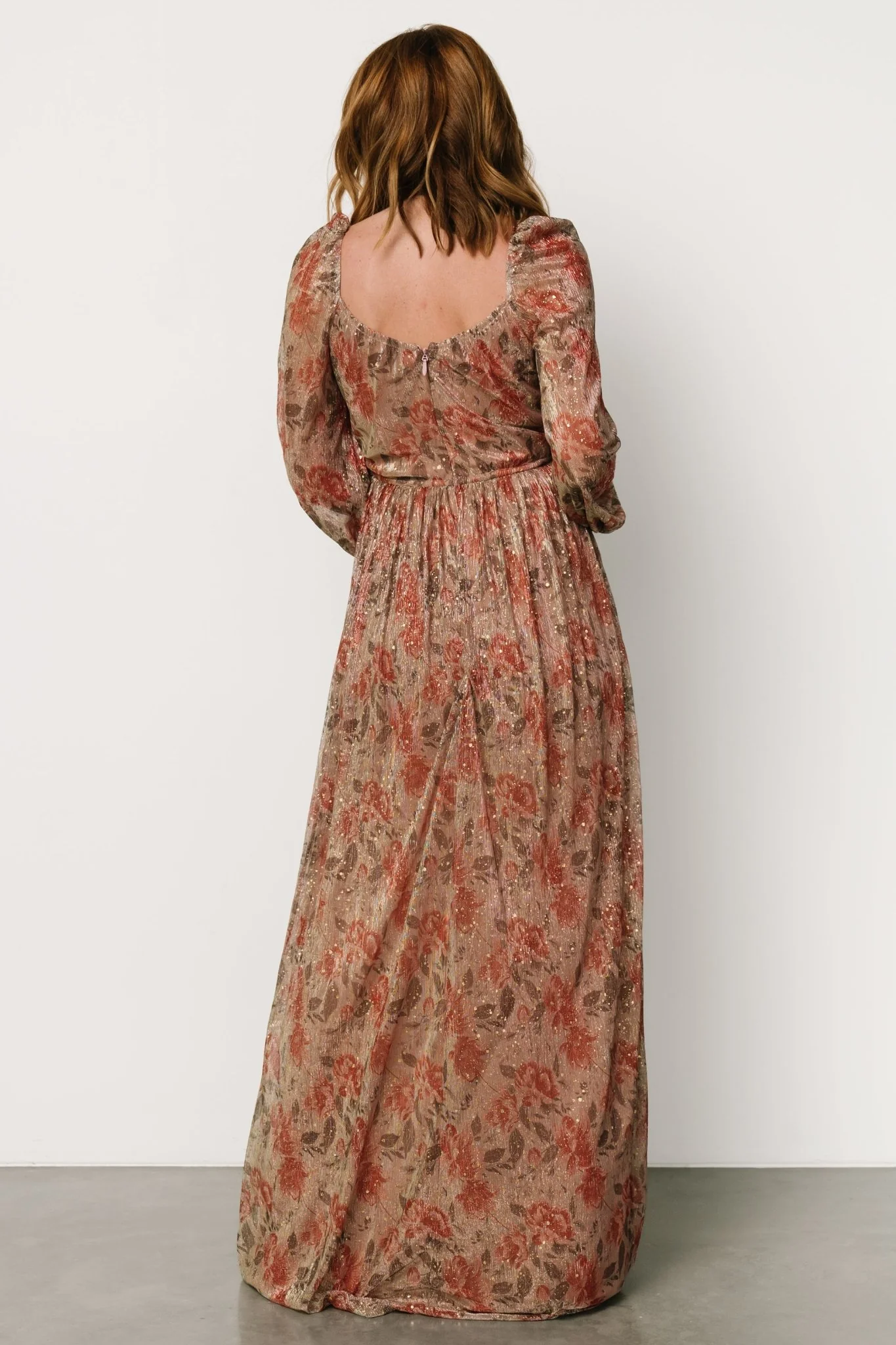 Kirsi Maxi Dress | Rose Floral - Jamouz