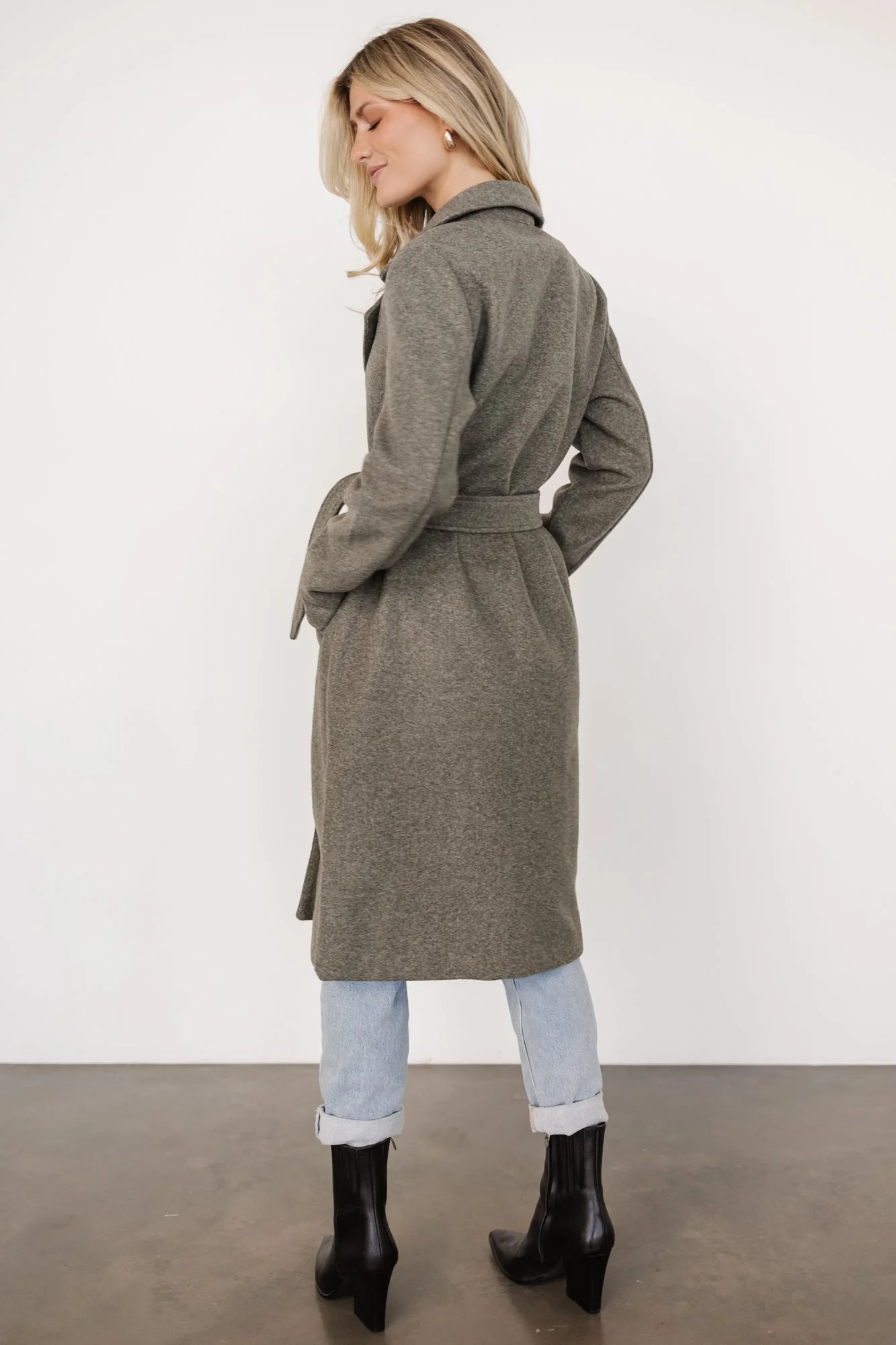 Valdez Long Coat | Olive - Jamouz