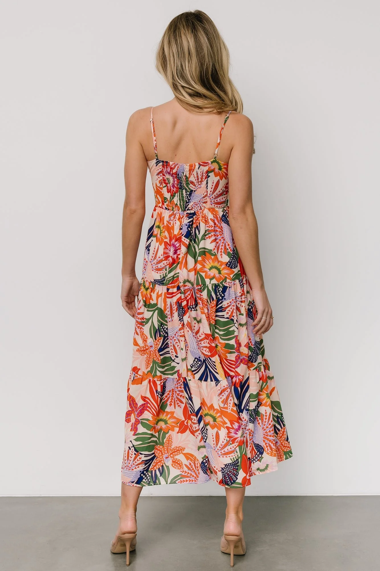 Jaide Midi Dress | Multi Print - Jamouz