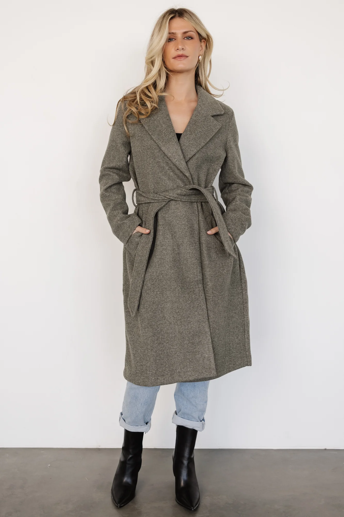 Valdez Long Coat | Olive - Jamouz