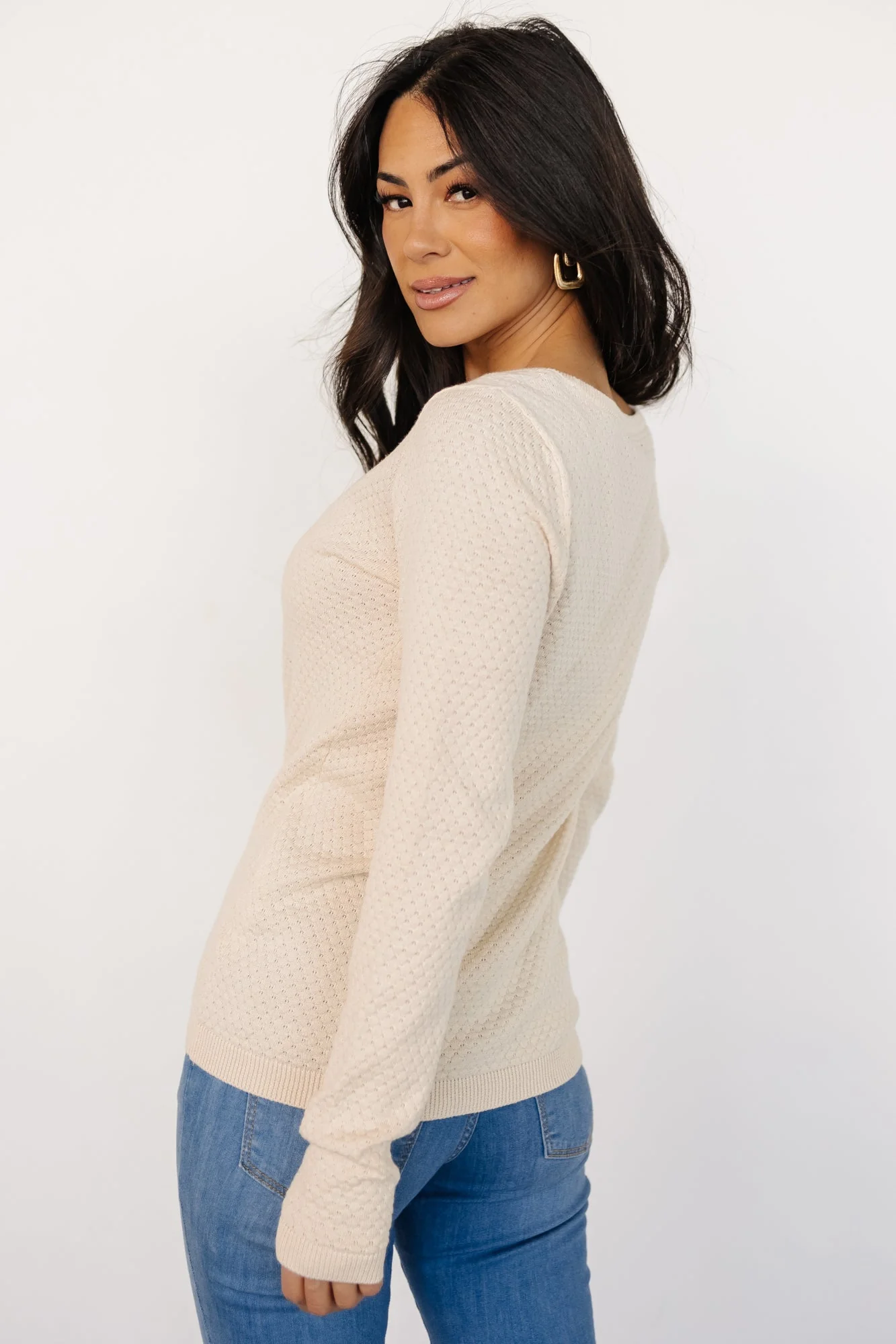 Debbie Knit Top | Cream - Jamouz