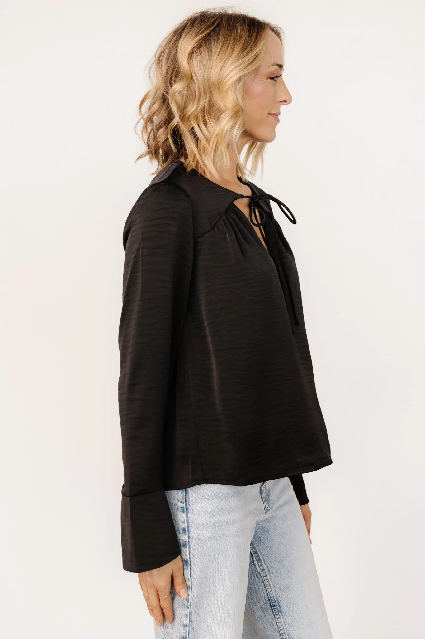 Westminster Satin Top | Black - Jamouz