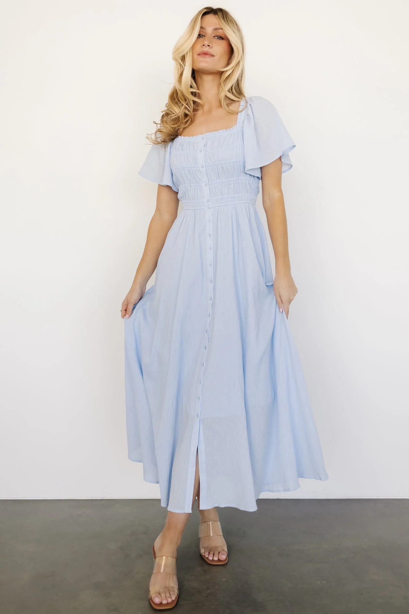 McKay Maxi Dress | Light Blue - Jamouz
