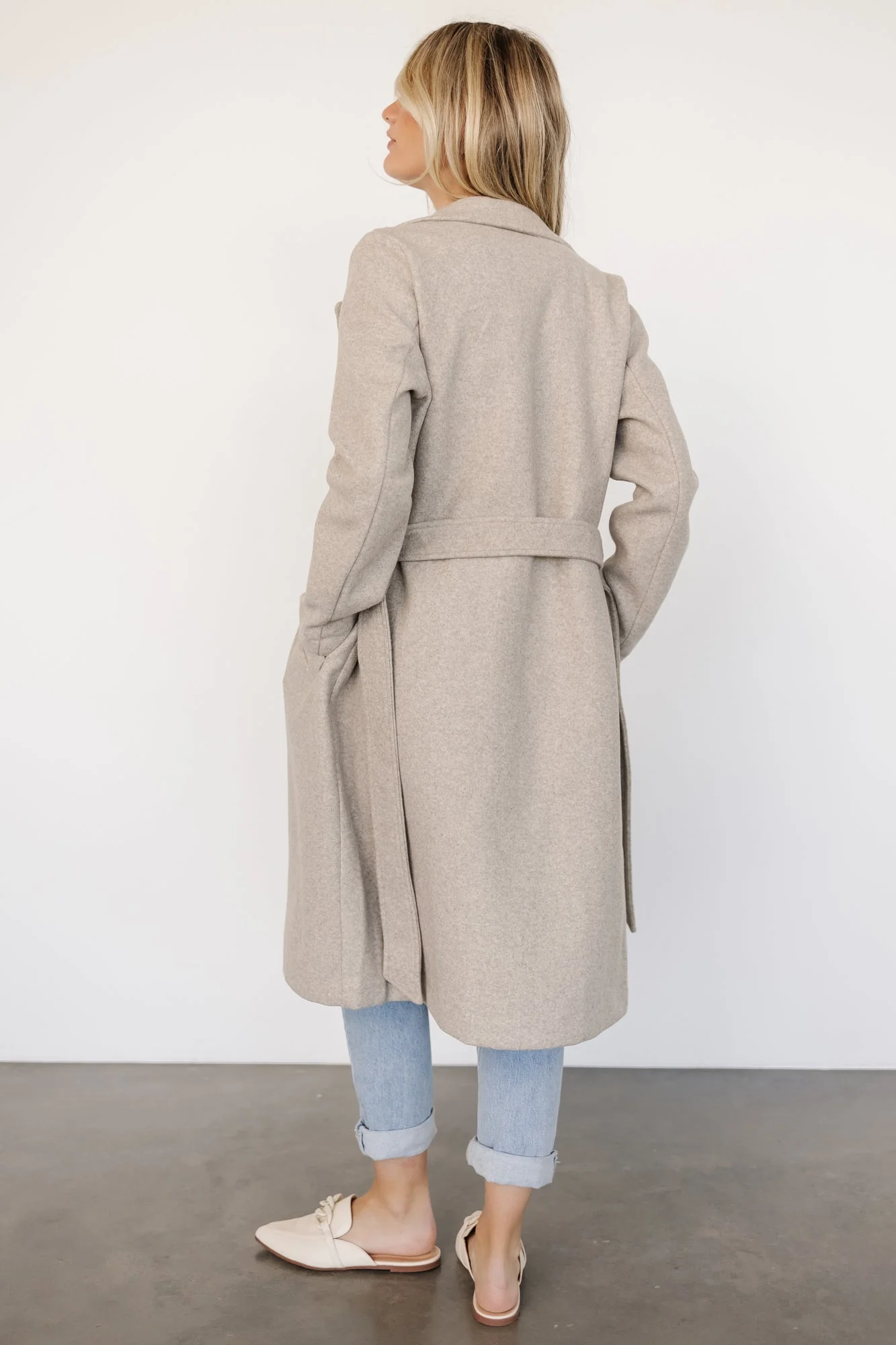 Valdez Long Coat | Stone - Jamouz