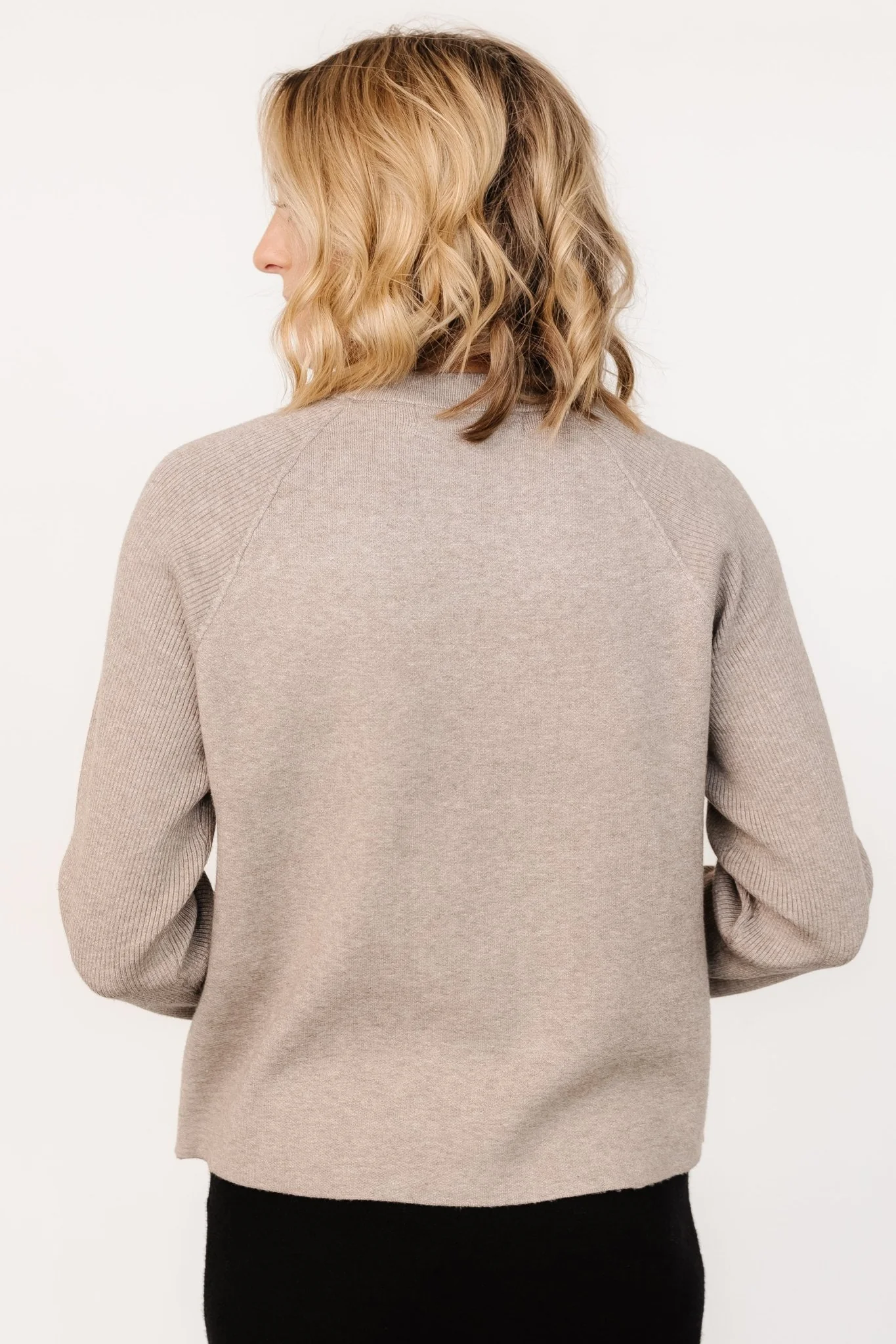 Helena Knit Sweater | Stone - Jamouz