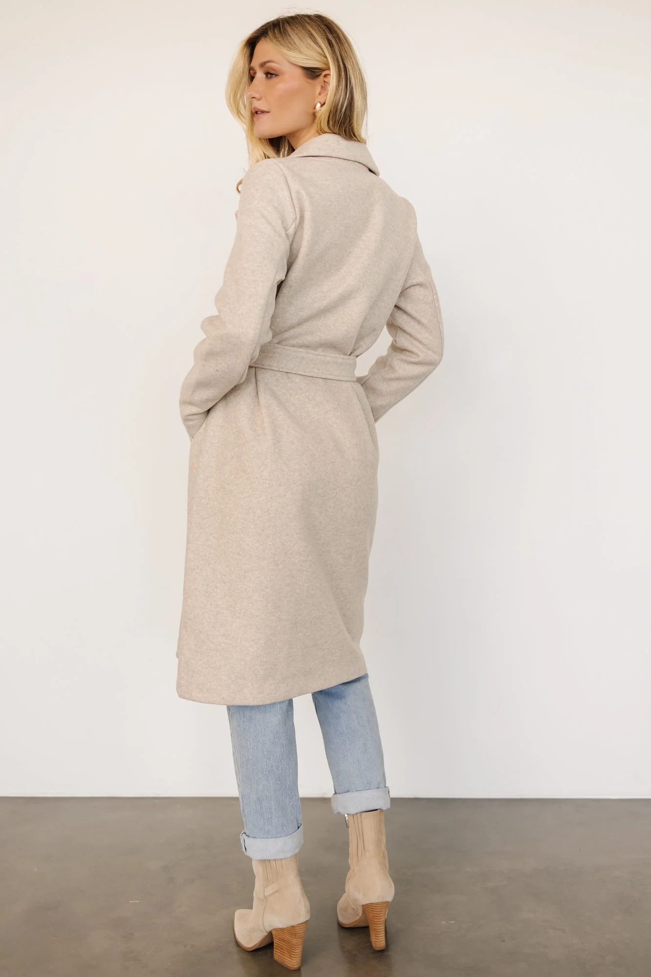 Valdez Long Coat | Oatmeal - Jamouz