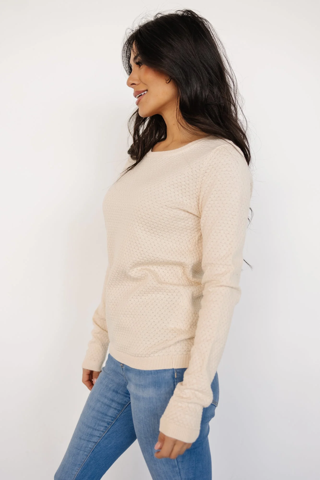 Debbie Knit Top | Cream - Jamouz