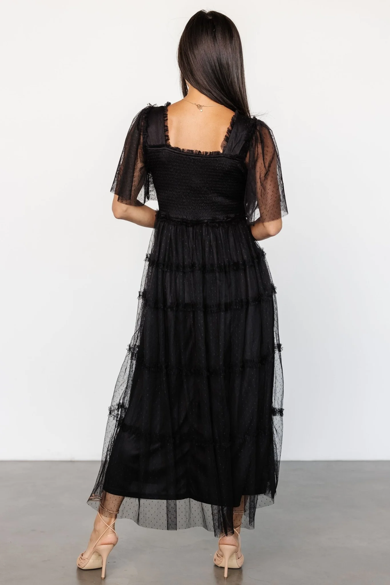Bexley Tulle Dress | Black - Jamouz