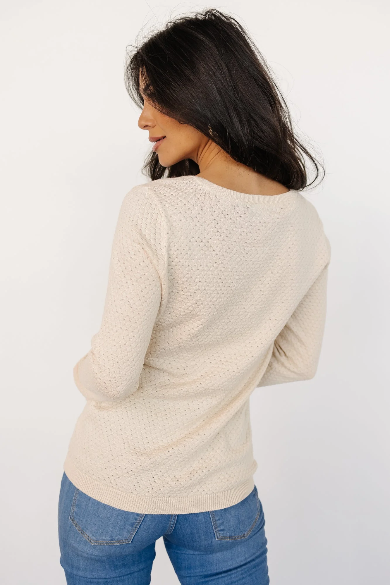 Debbie Knit Top | Cream - Jamouz