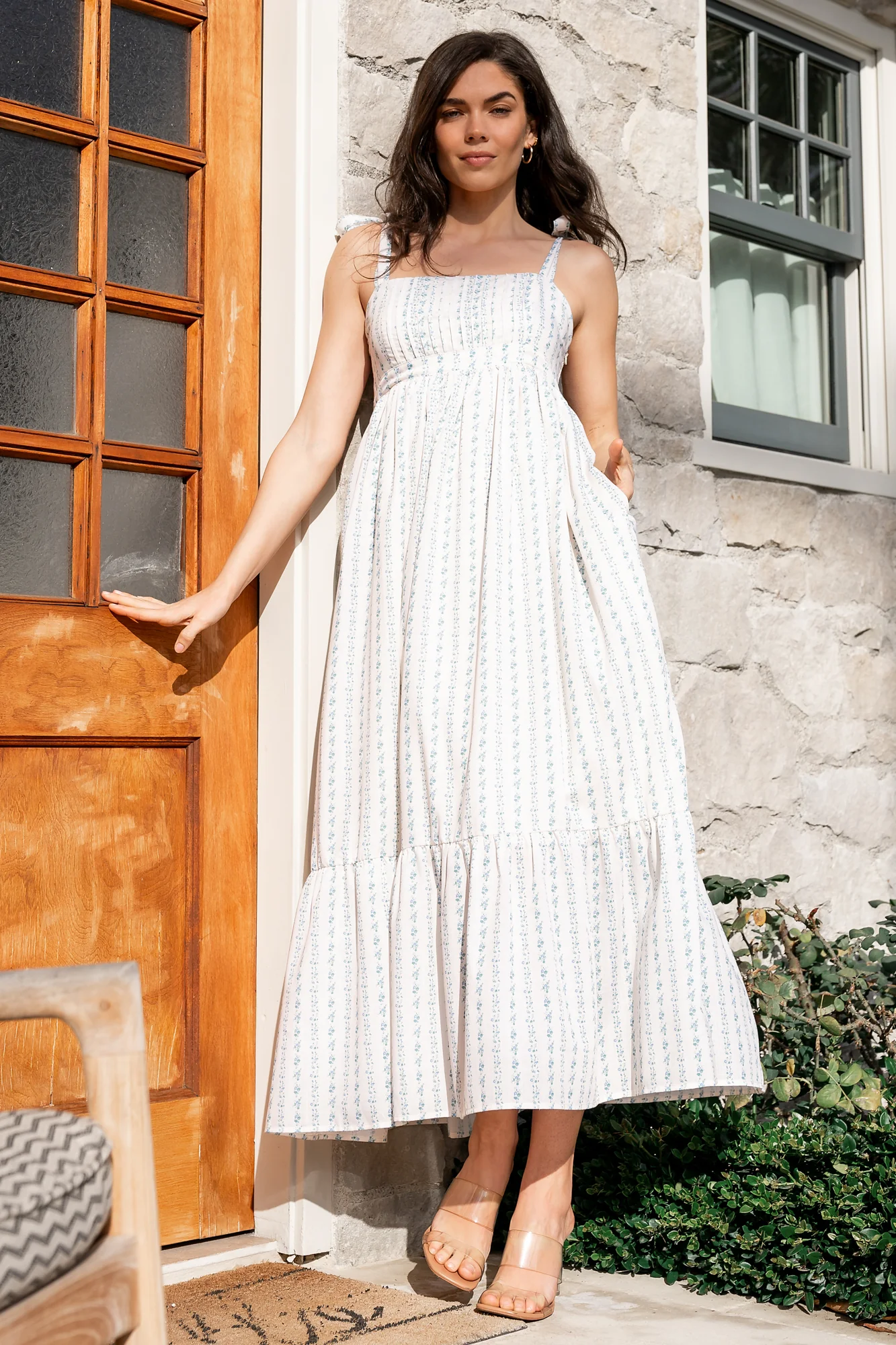 Kennie Maxi Dress | Cream Multi Floral - Jamouz