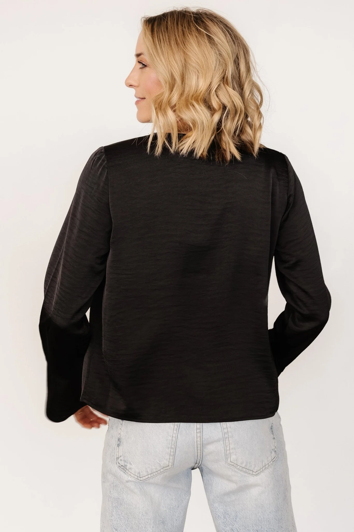 Westminster Satin Top | Black - Jamouz