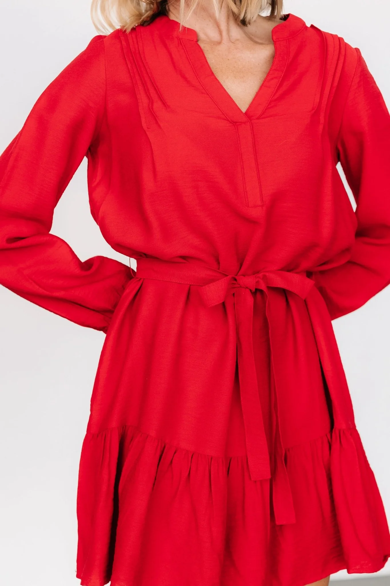 Fuji Short Dress | Red - Jamouz