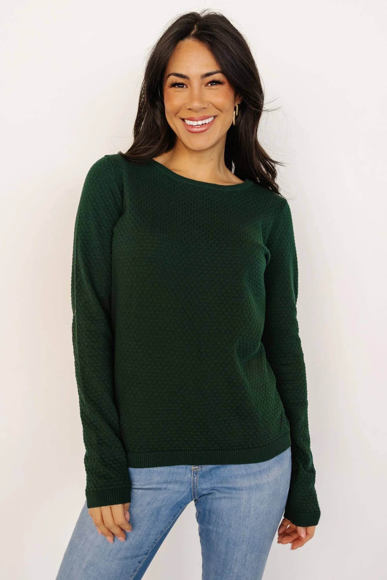 Debbie Knit Top | Dark Green - Jamouz