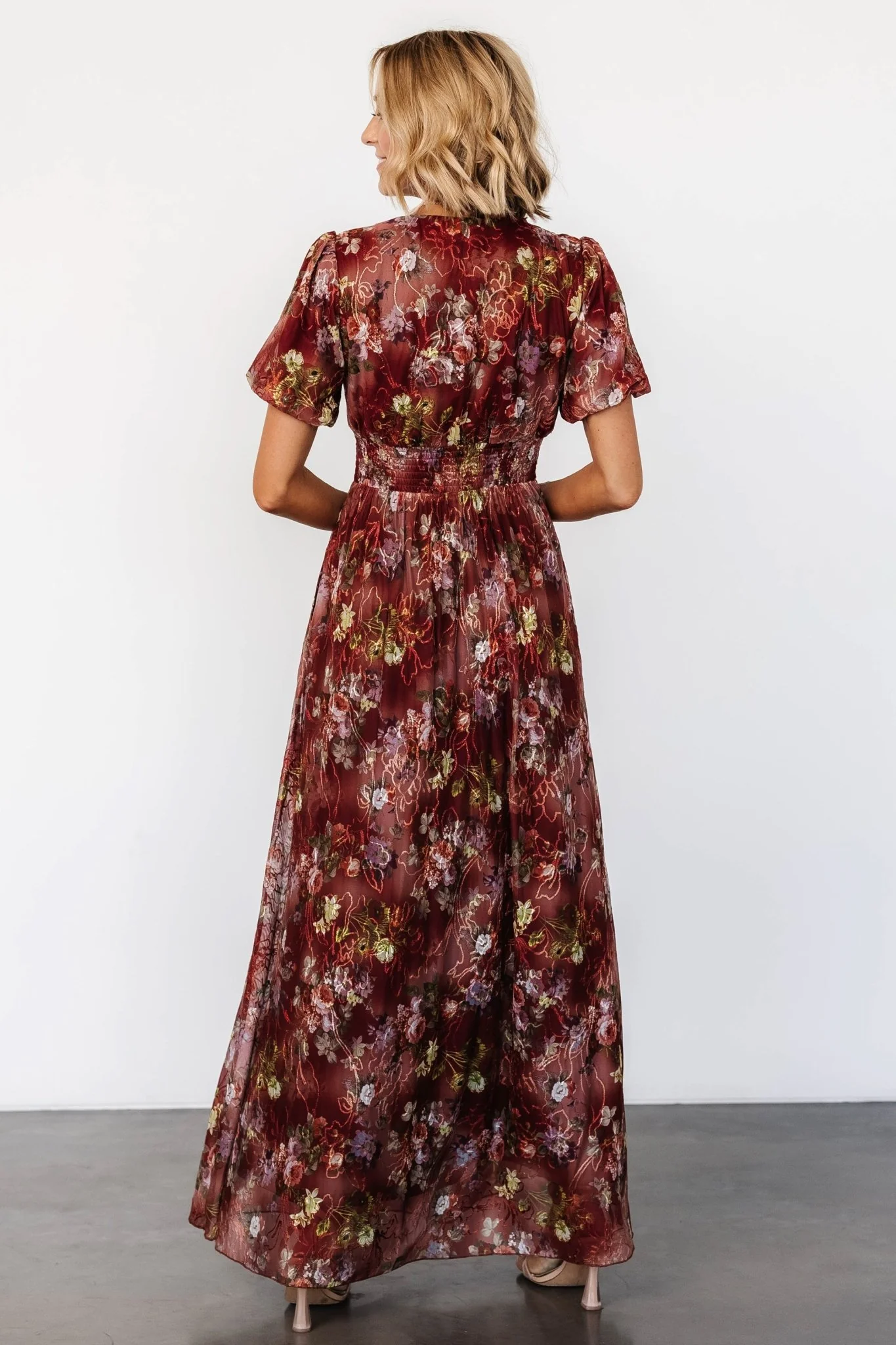 Ardley Maxi Dress | Rust Multi Floral - Jamouz