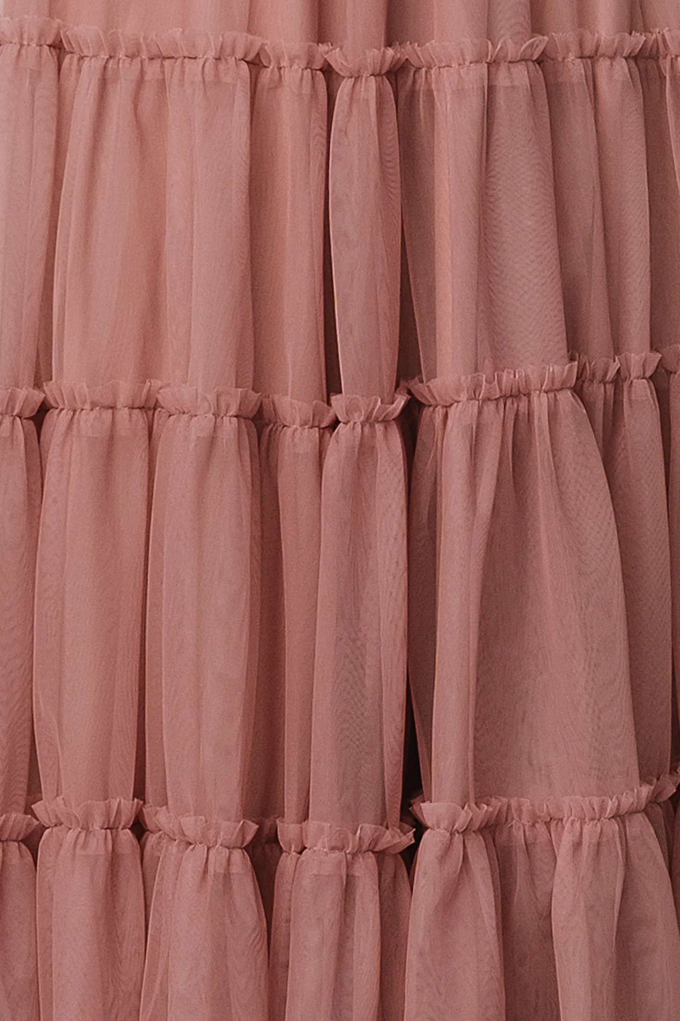 Fabric Swatch - Emma Tulle | Dusty Rose - Jamouz
