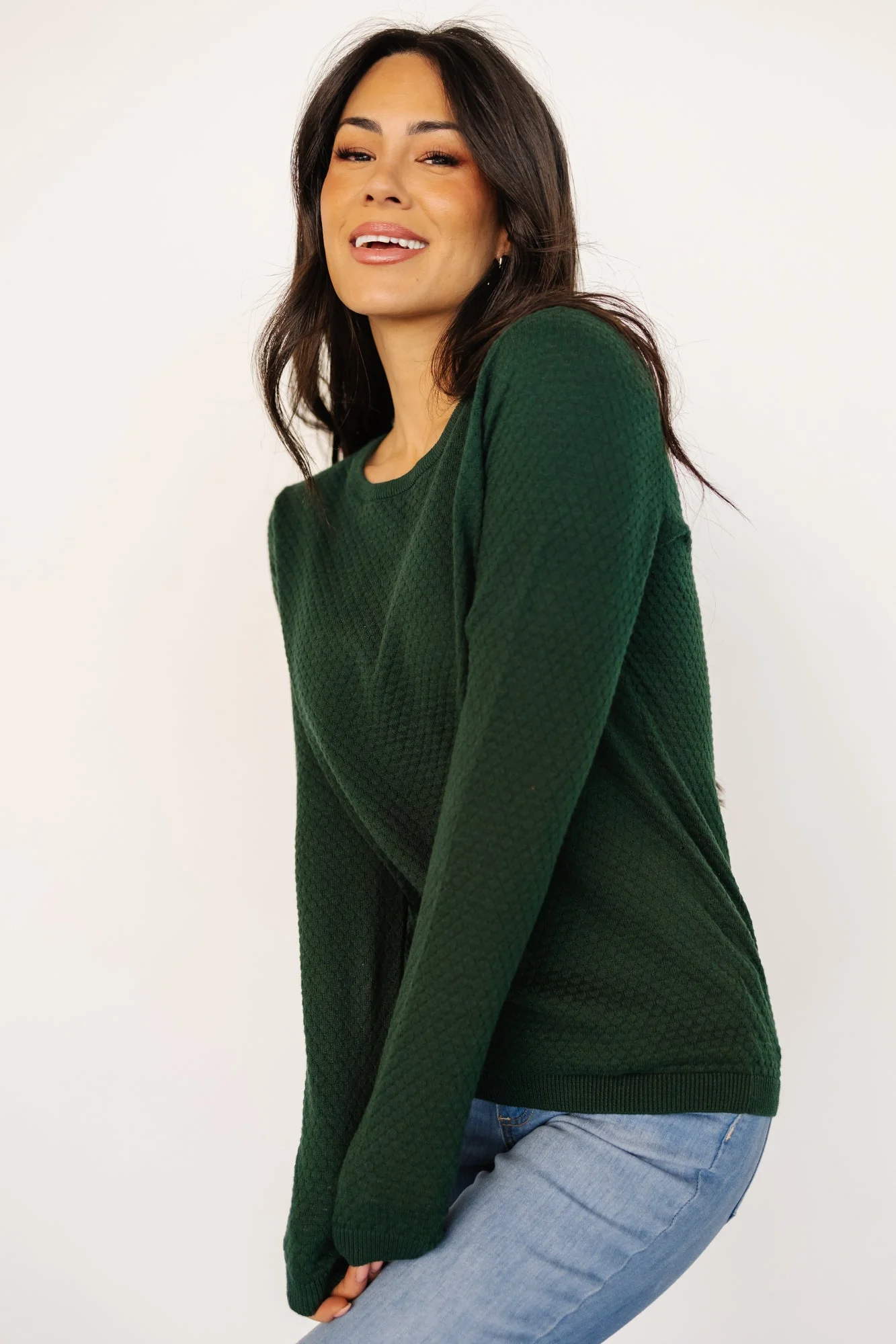 Debbie Knit Top | Dark Green - Jamouz