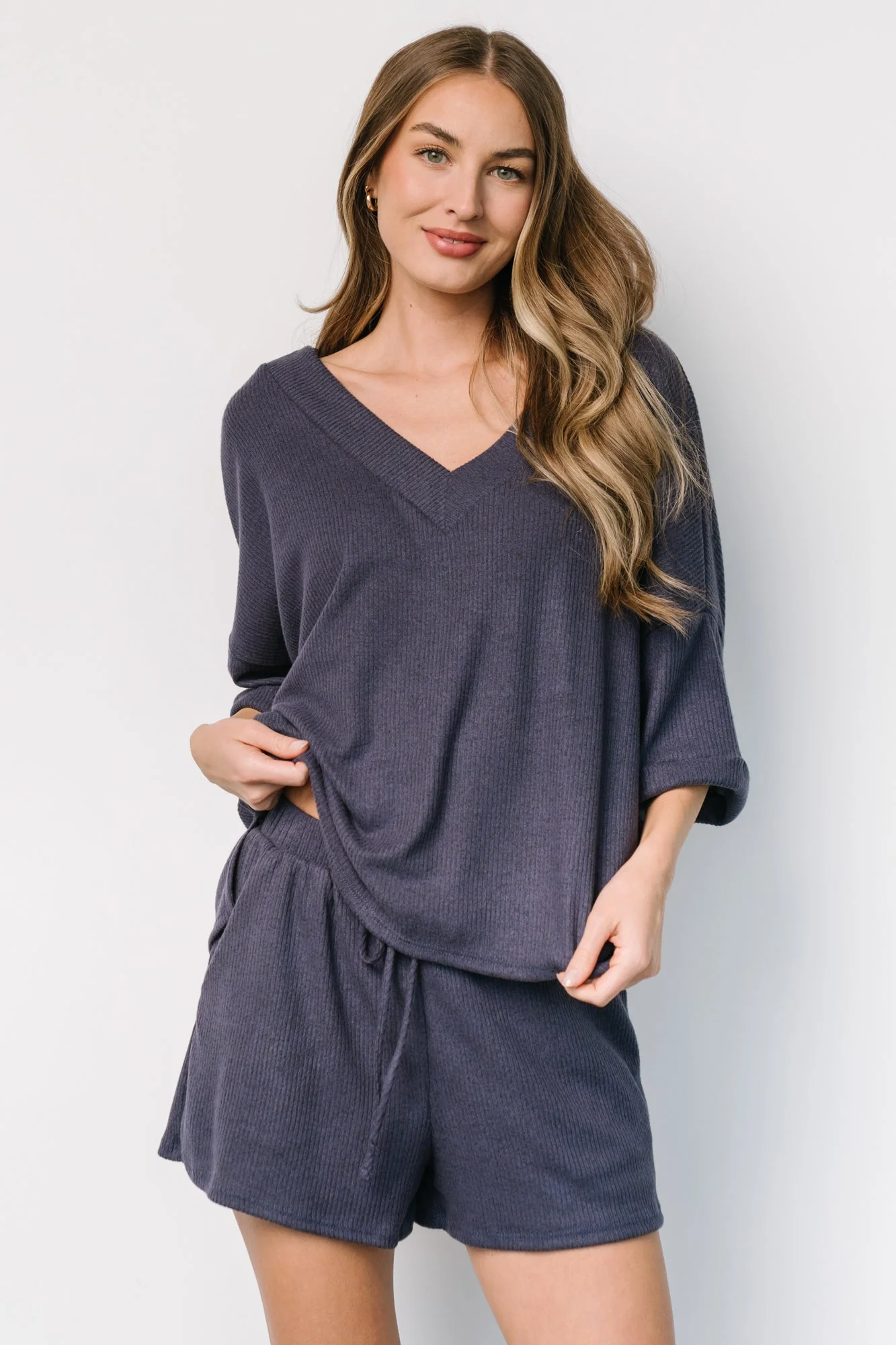 Chicago Lounge Top | Navy - Jamouz