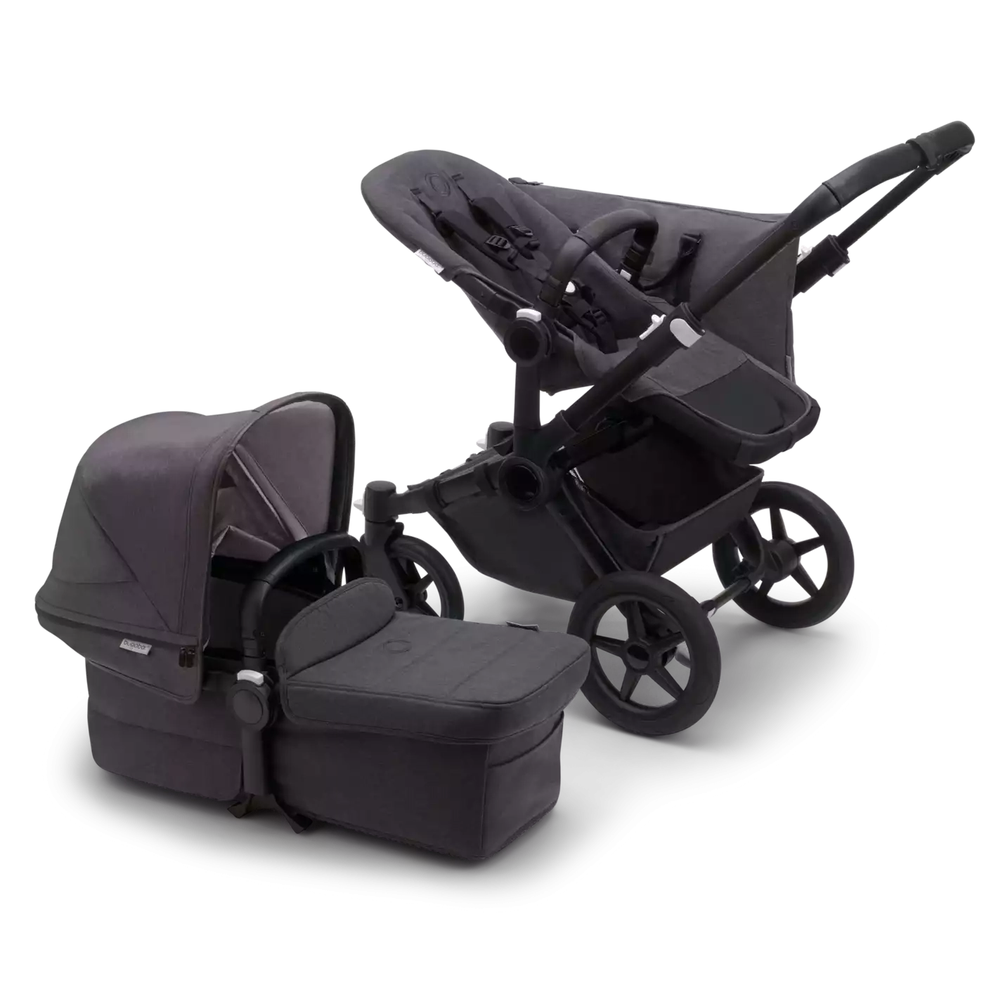 Donkey 5 Mono-Kinderwagen, erweiterbar, Forest Green - Jamouz