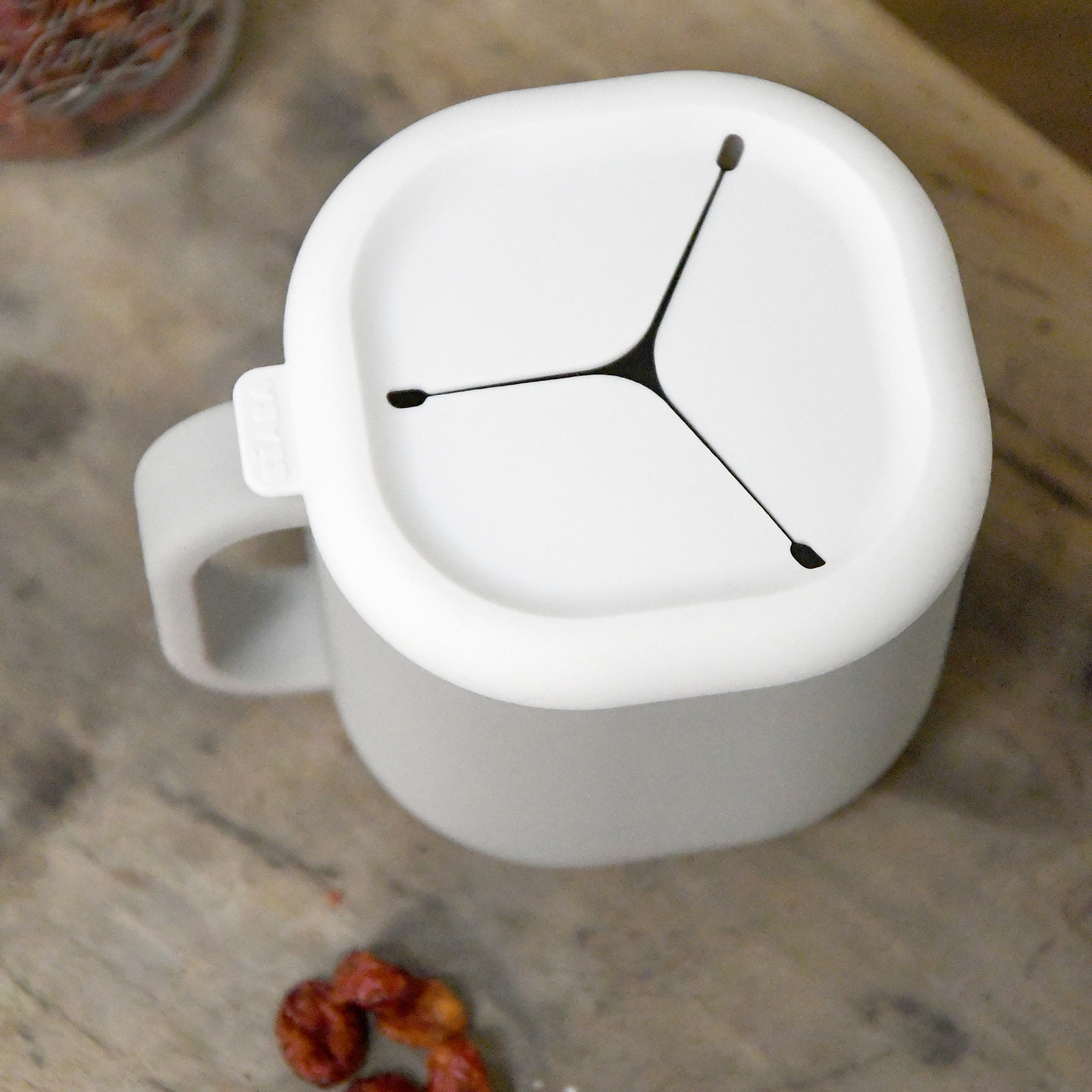 Pick'n Snack Velvet Grau - Silikon Snack Box - Jamouz