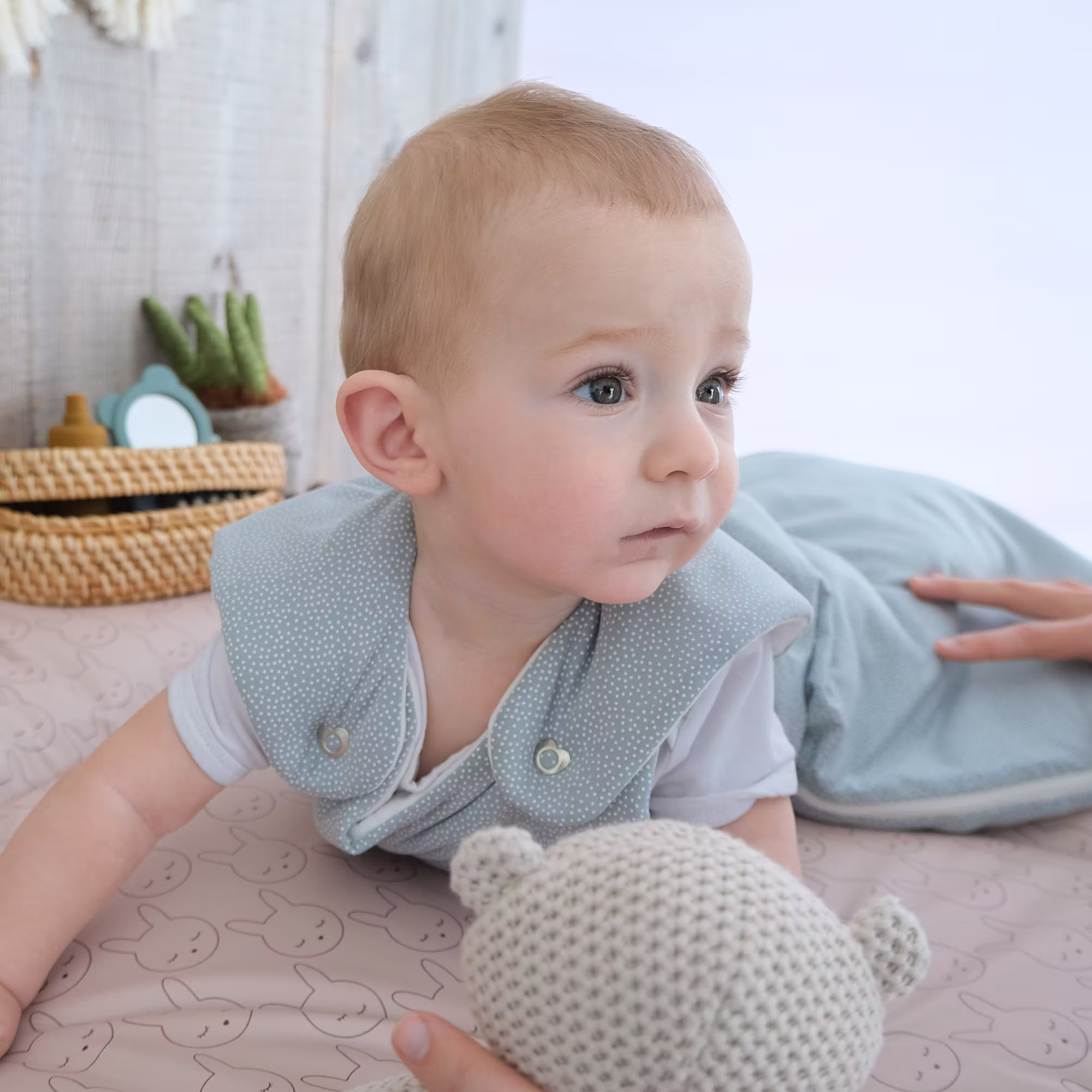 Schlafsack LIEBMICH Punkte Aqua 56/62 - Jamouz