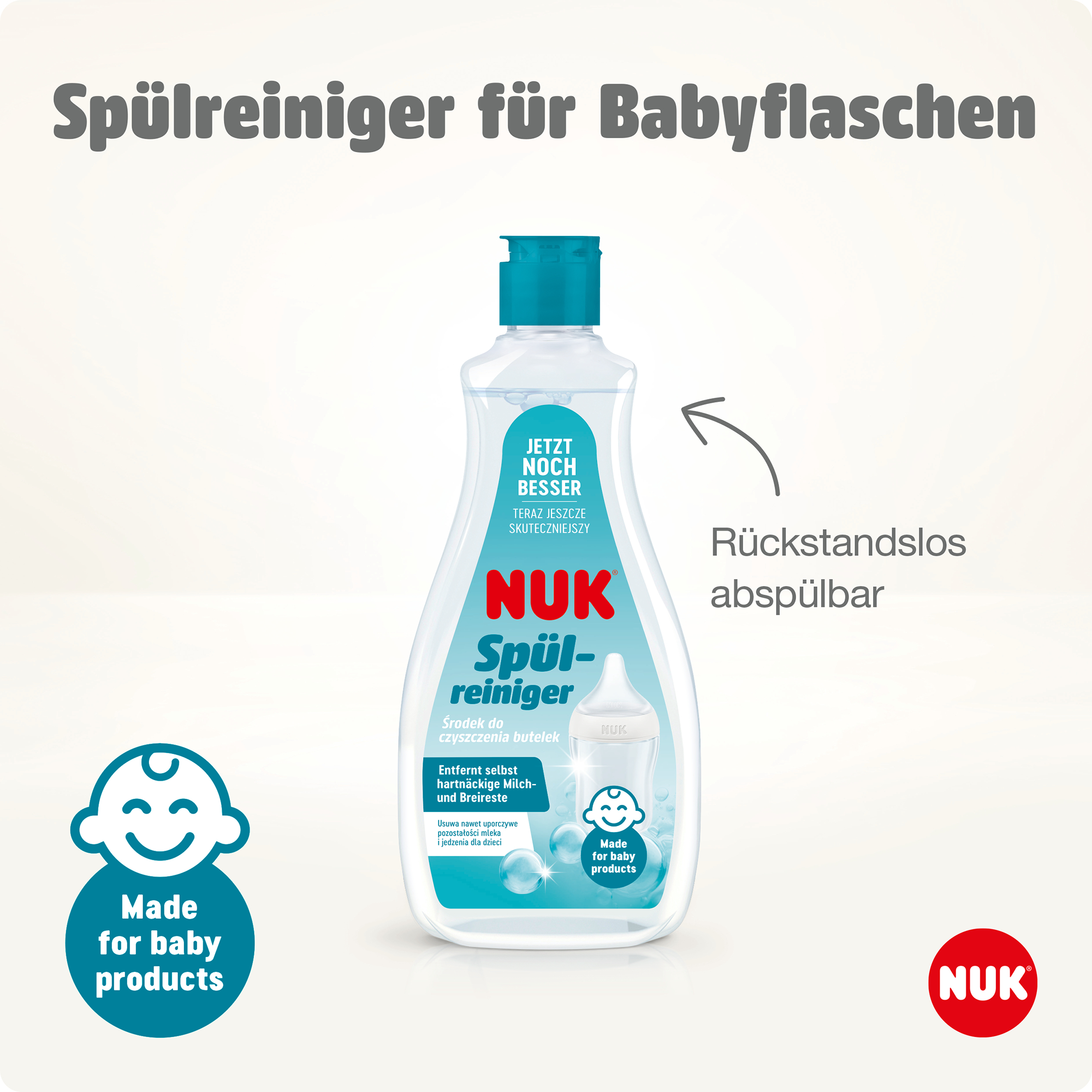 Spülreiniger 500ml für Babyflaschen - Jamouz