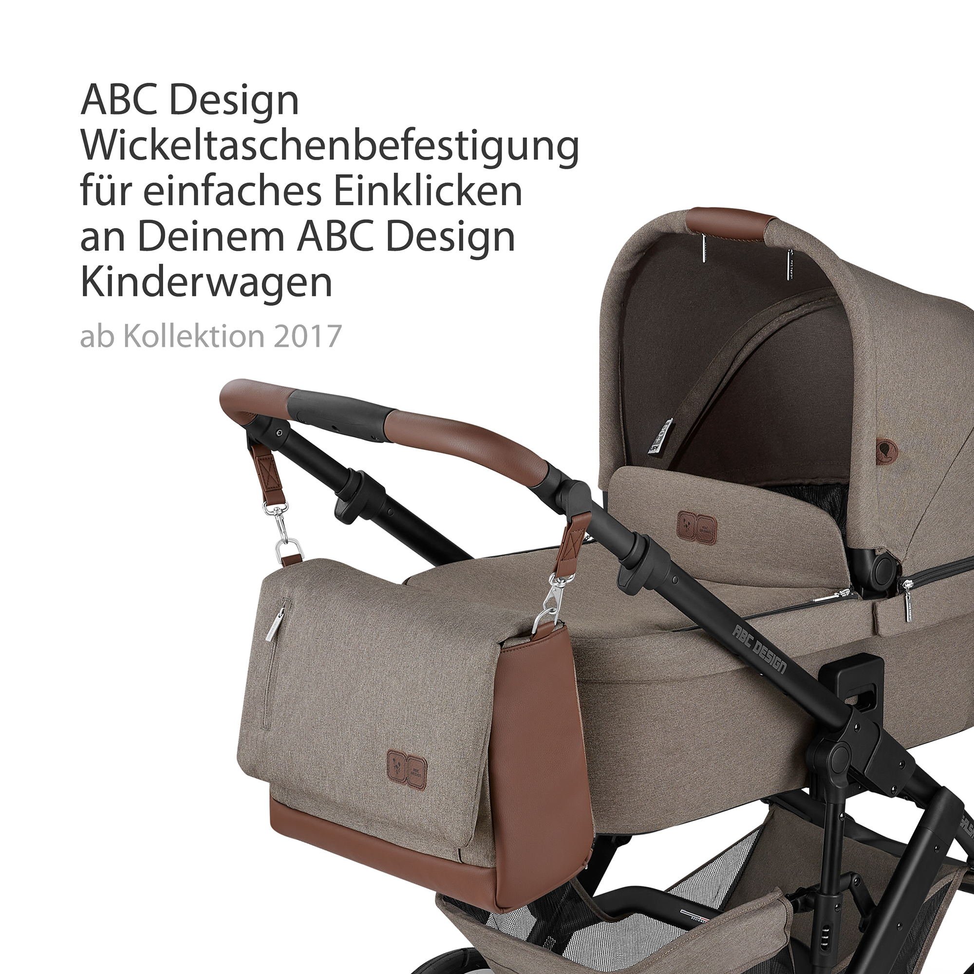 Wickeltasche Urban Asphalt - Jamouz