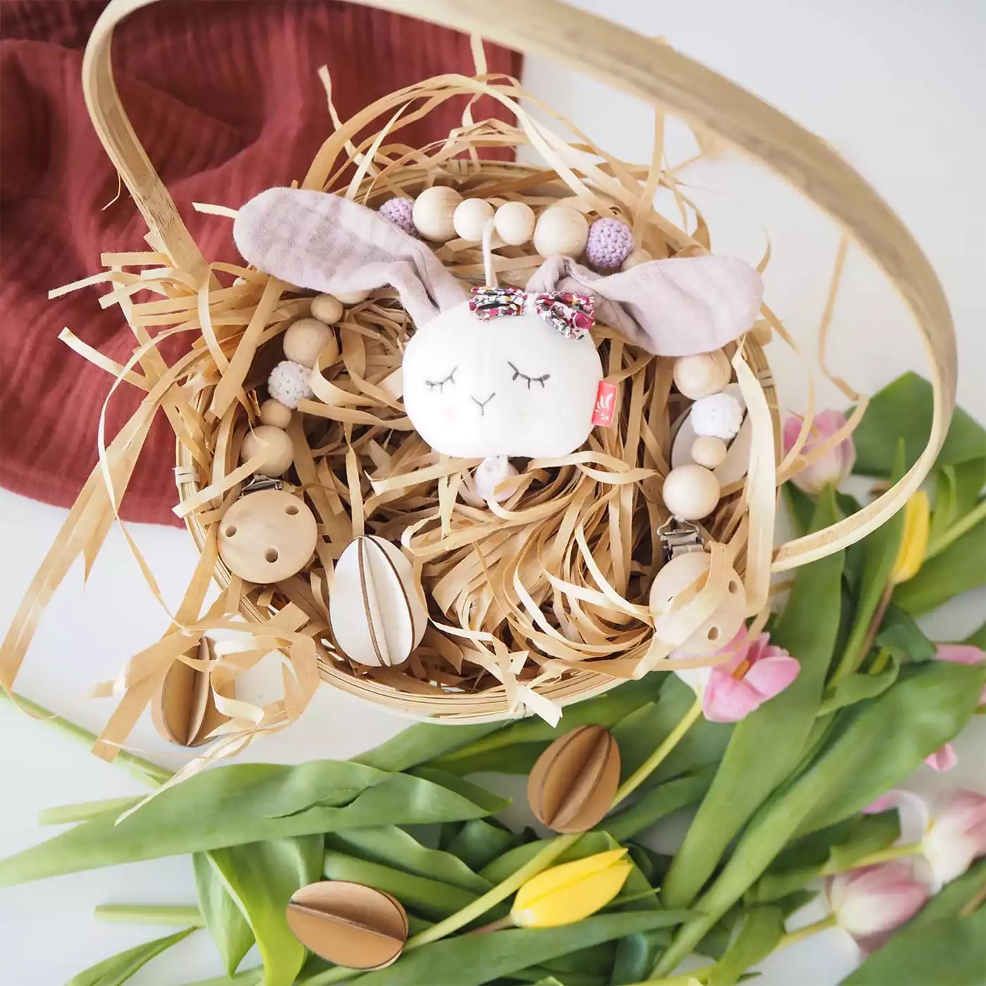 Kinderwagenkette Hase - Jamouz