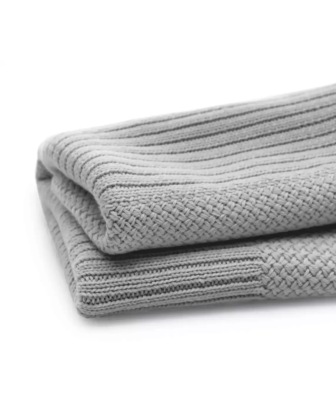 Wolldecke Soft Light Grey Melange - Jamouz