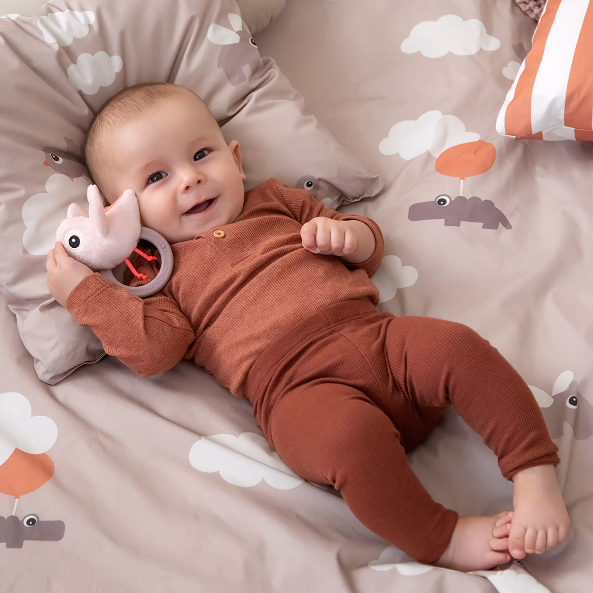 Sinnesrassel mit Beißring Birdee - Jamouz