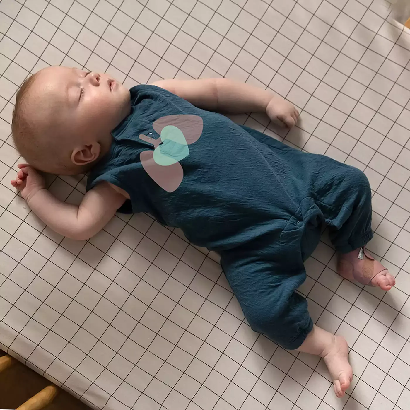 Owlet Smart Sock 3 Socken Deep Sea Green - Jamouz