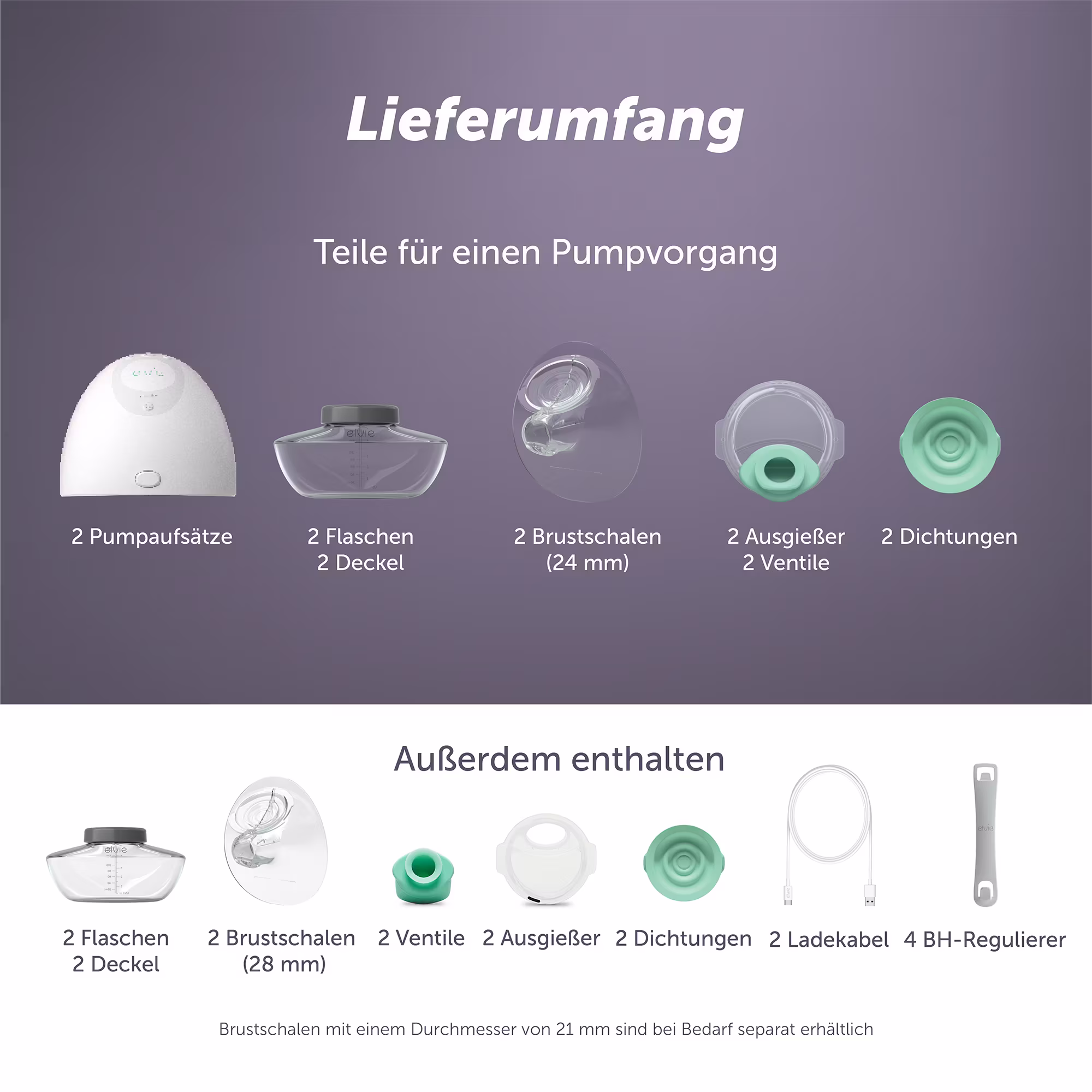 Elvie Pump - Elektrische Doppelpumpe - Jamouz