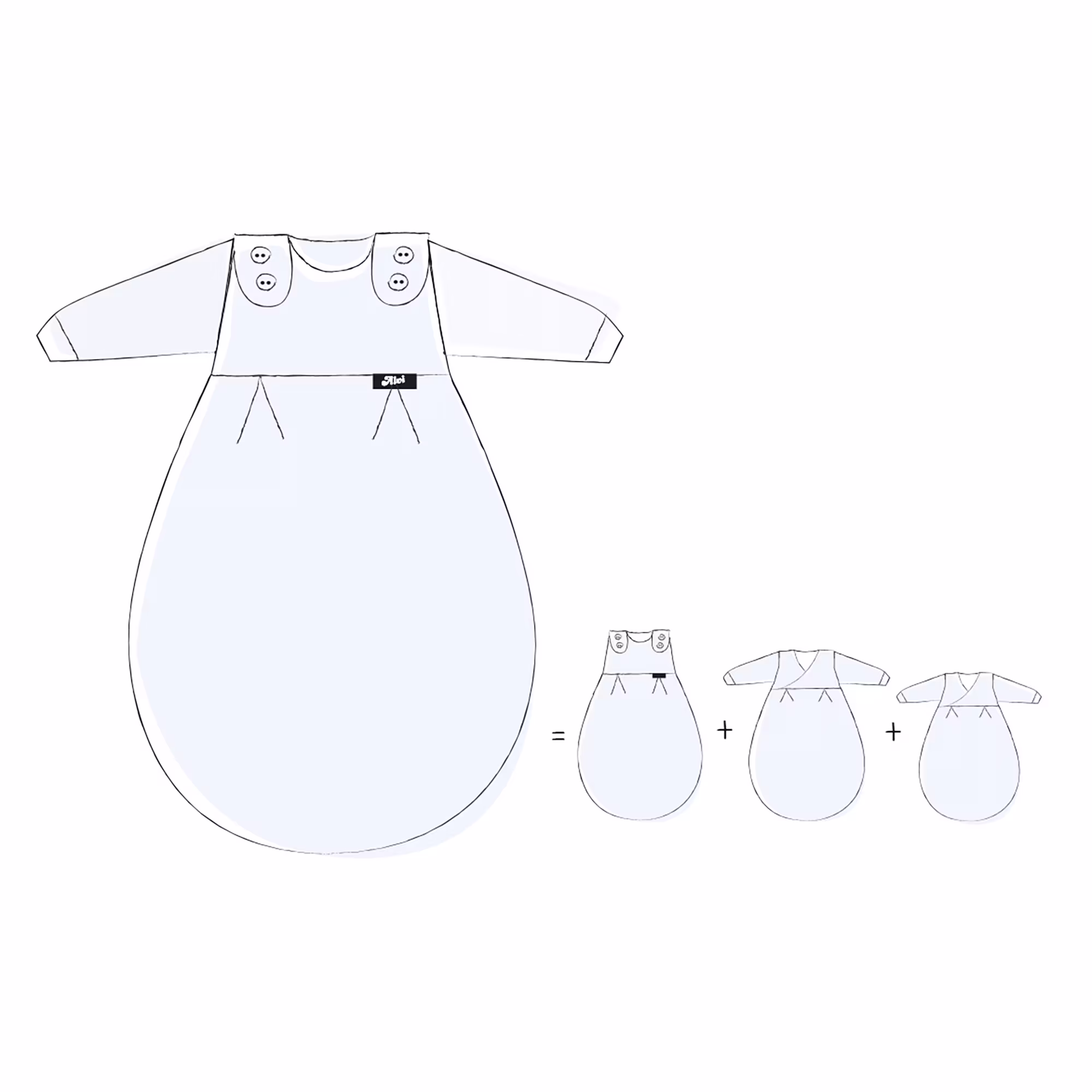 Baby-Mäxchen Schäfchen Gr. 56/62 - Jamouz